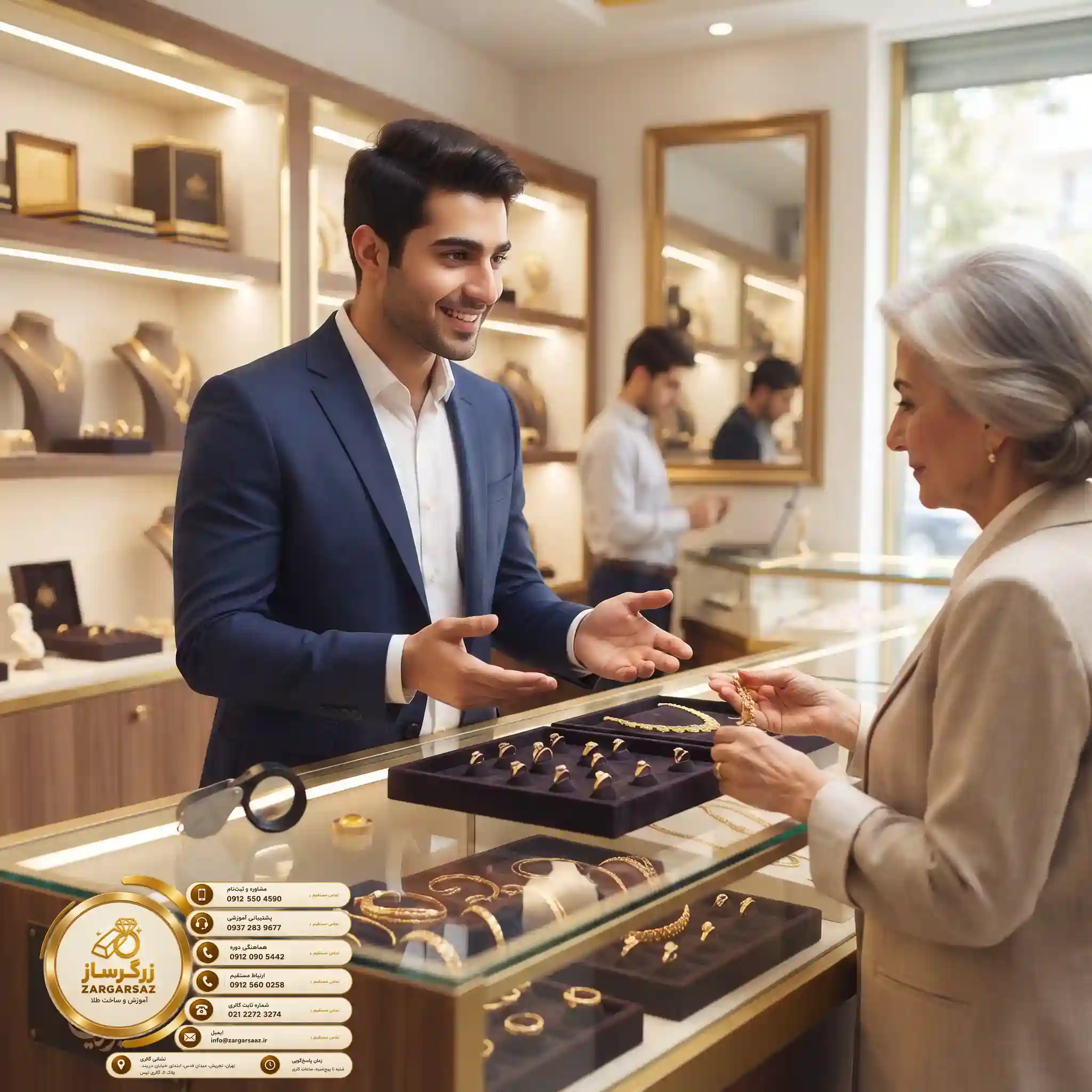 چگونه طلافروشی را شروع کنیم و مشتریان وفادار طلا جذب کنیم