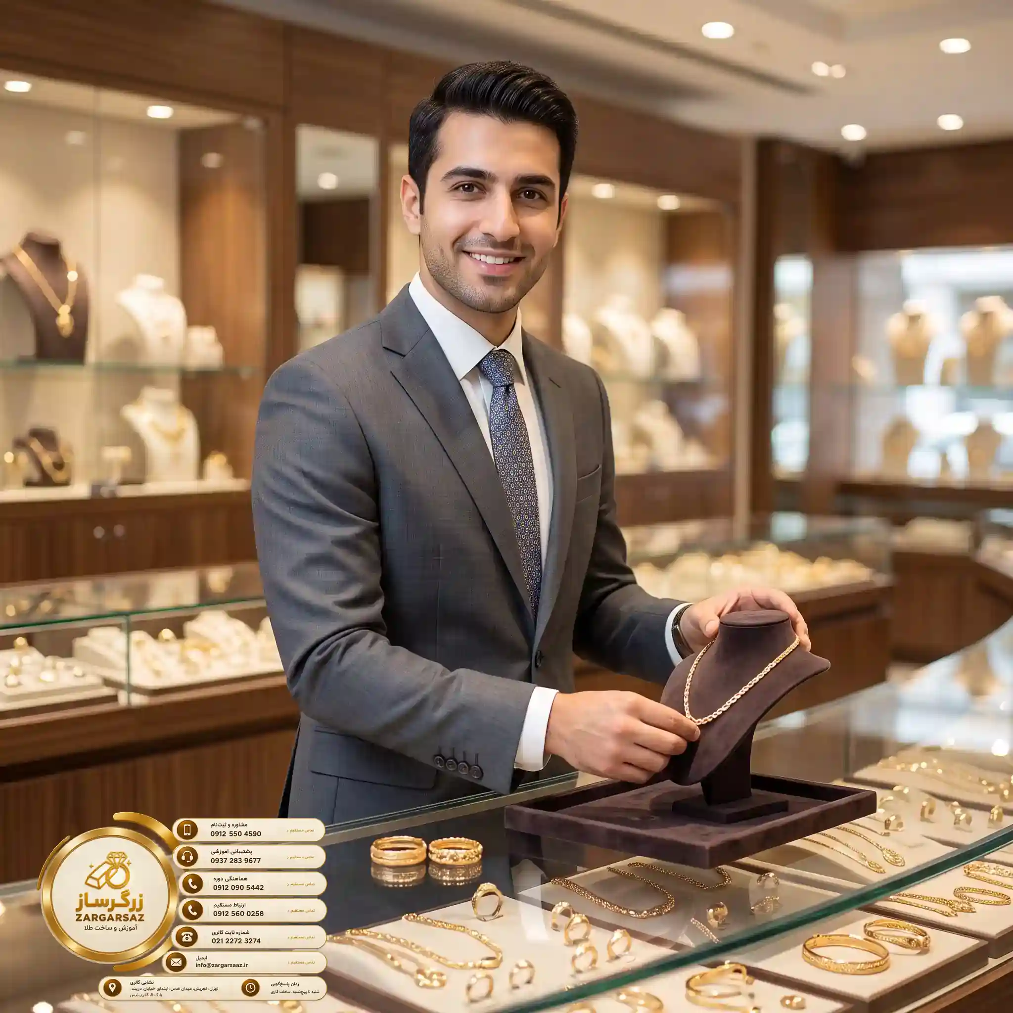 مسیر سریع ثروتمند شدن با دوره آموزش طلافروشی تضمینشده