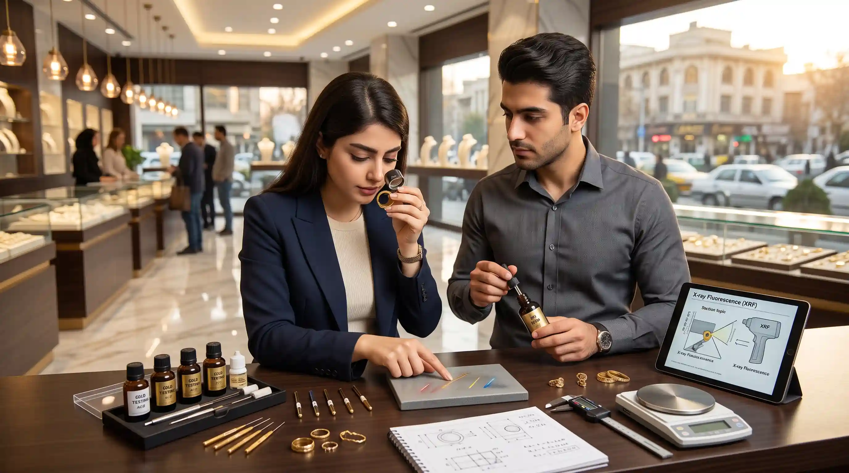 🏷️ تکنیک&zwnj;های عیارسنجی و شناخت فلزات گرانبها