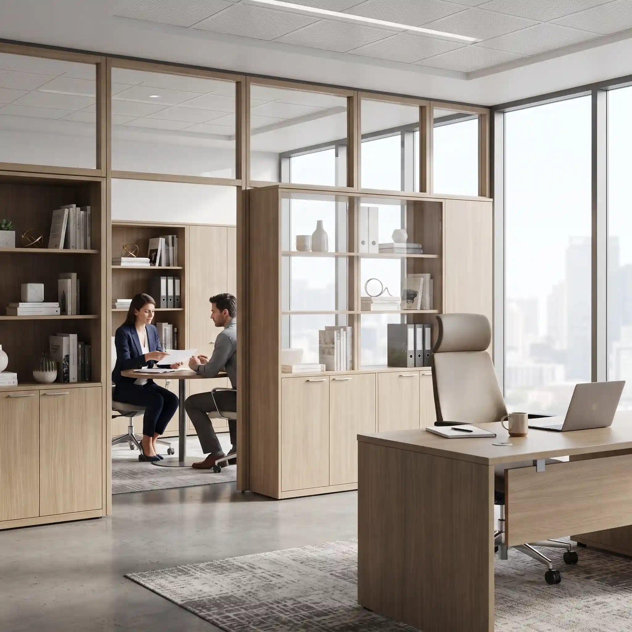 پارتیشن روز ارائهدهنده شیکترین کمد و کتابخانههای اداری