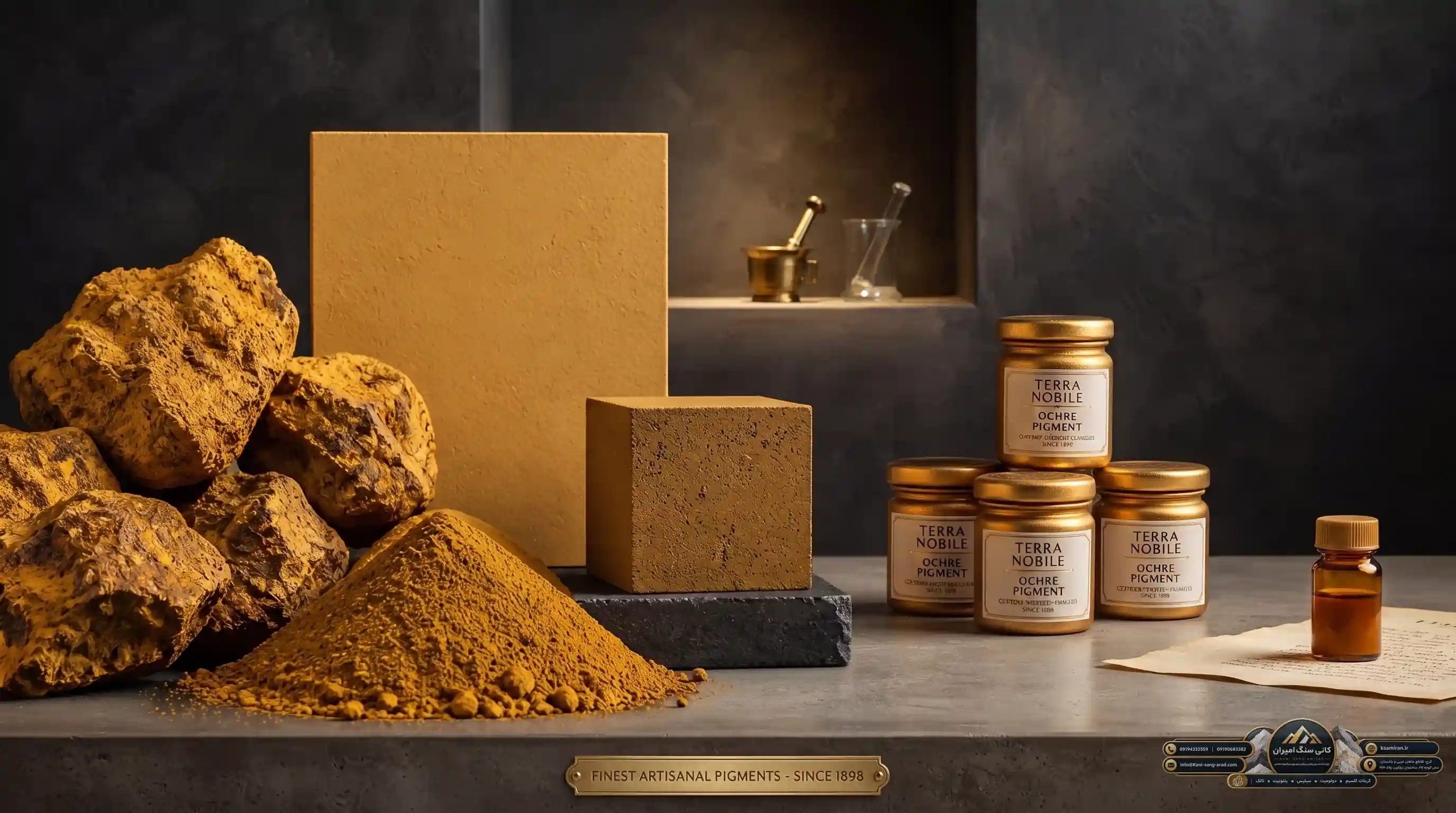 Technical specifications and mesh range of Limonite Oxide (Gole Mash)