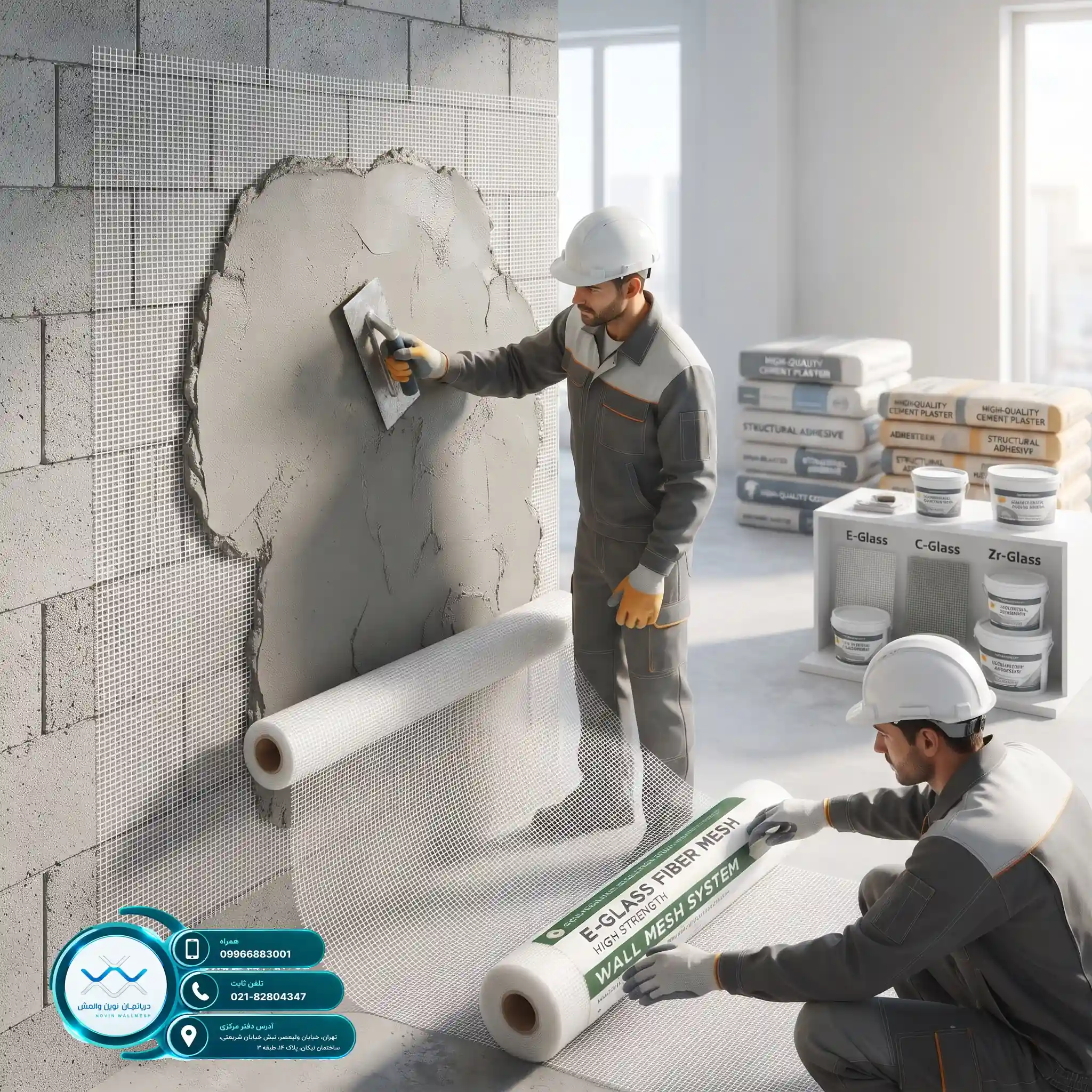 مدیریت هزینه اجرای وال مش با مصالح استاندارد