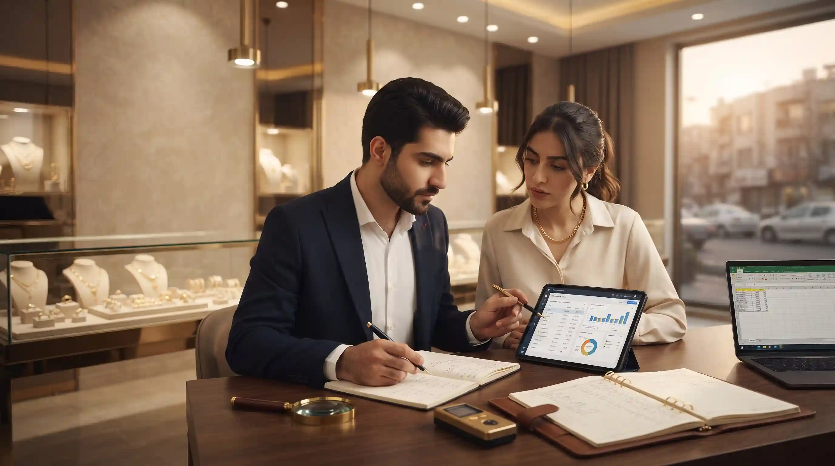 📊 مدیریت مالی و حسابداری انبار در کسبوکار طلا