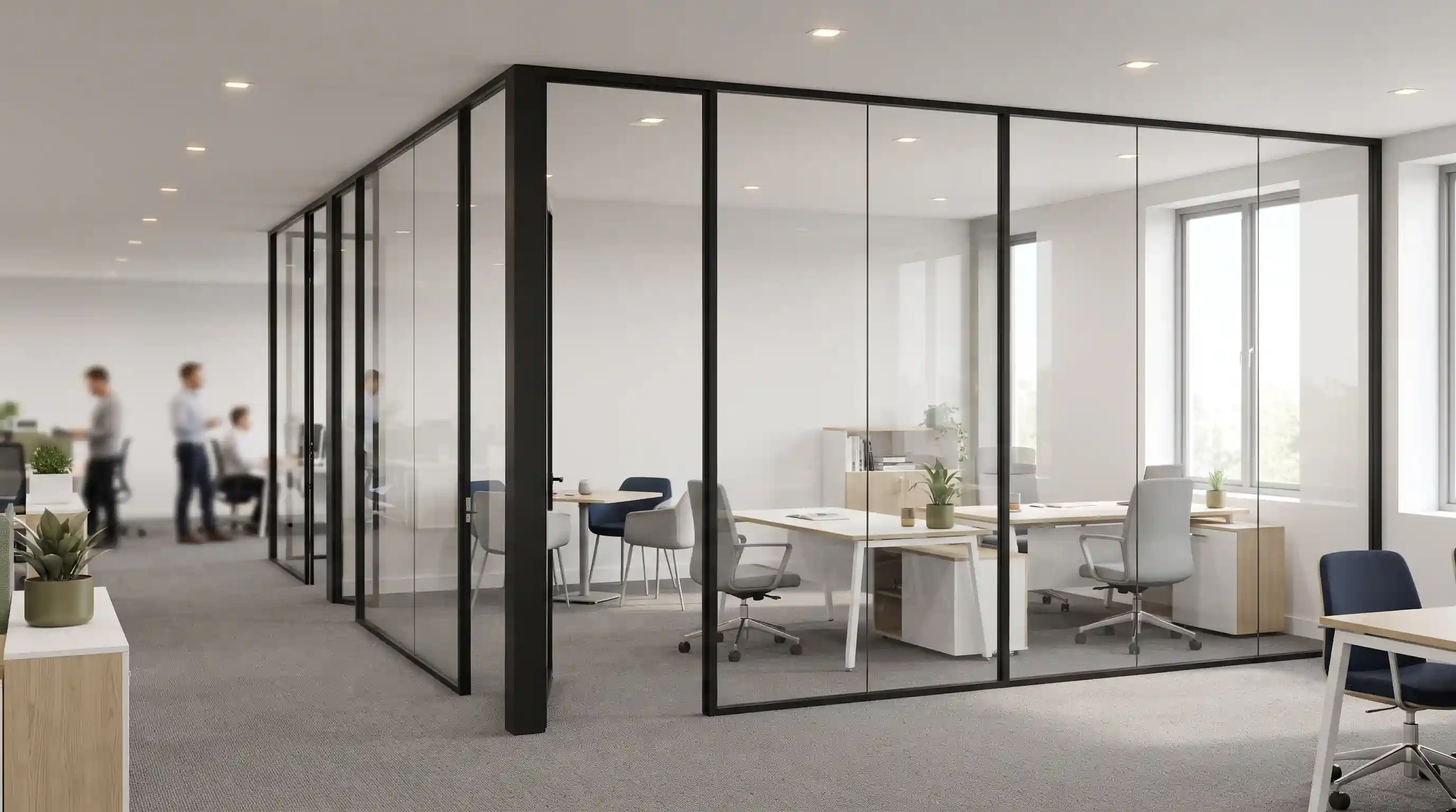 🏢 کاربرد پارتیشن تک جداره ارزان در فضاهای کاری و اداری