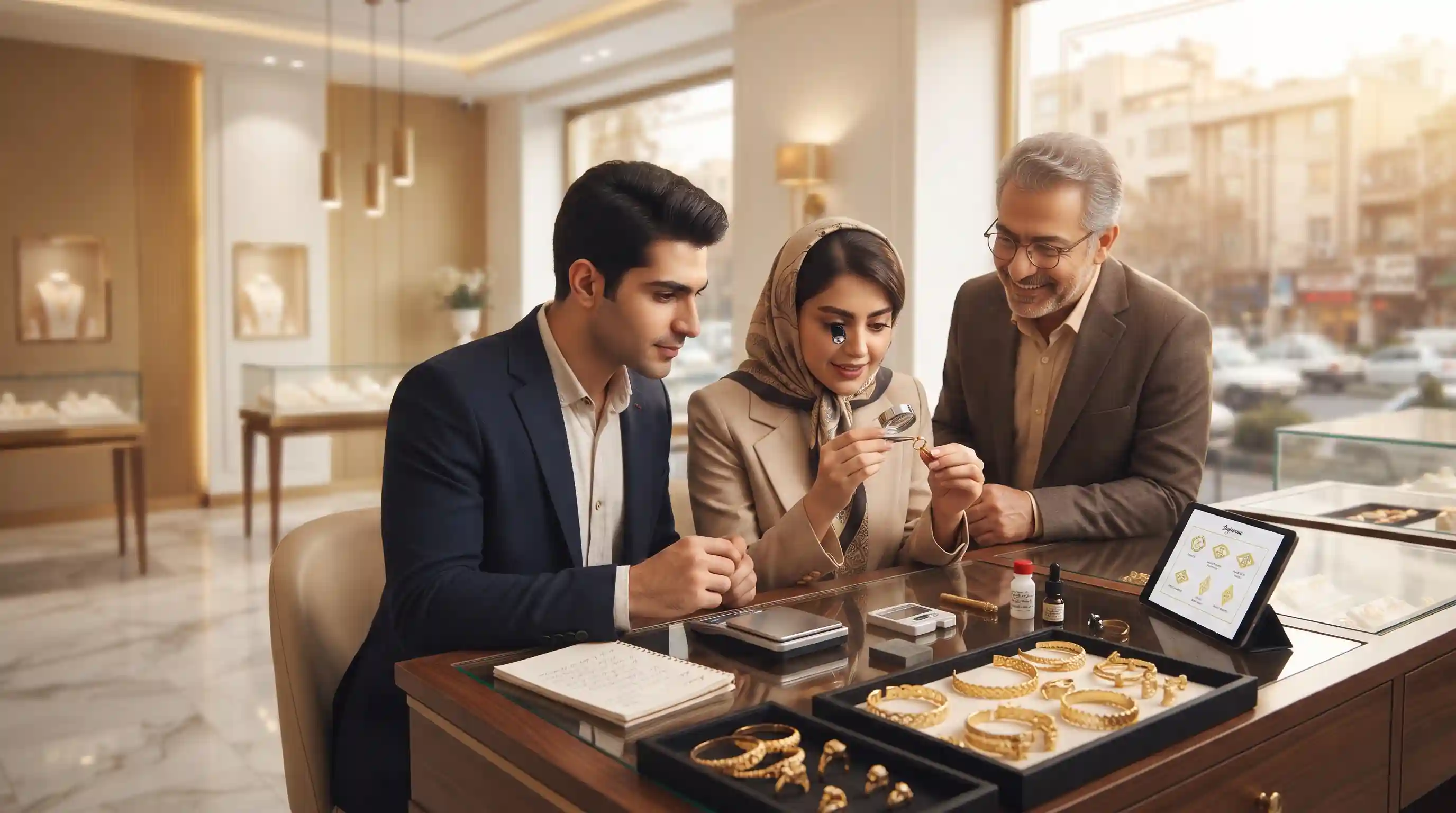 📚 آموزش صفر تا صد فنون طلافروشی و تشخیص عیار