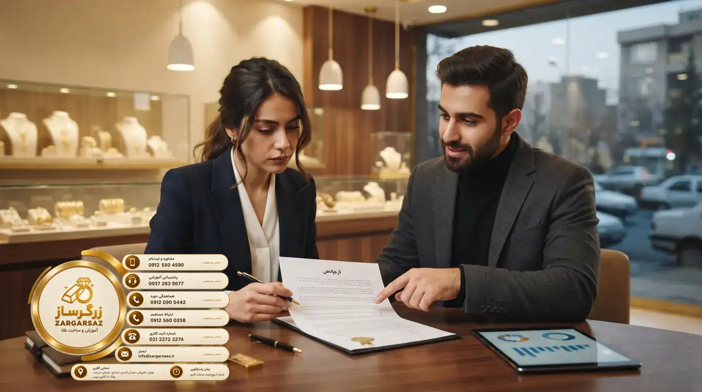 ⚖️ امنیت، قوانین و قراردادهای شفاف در صنف طلا