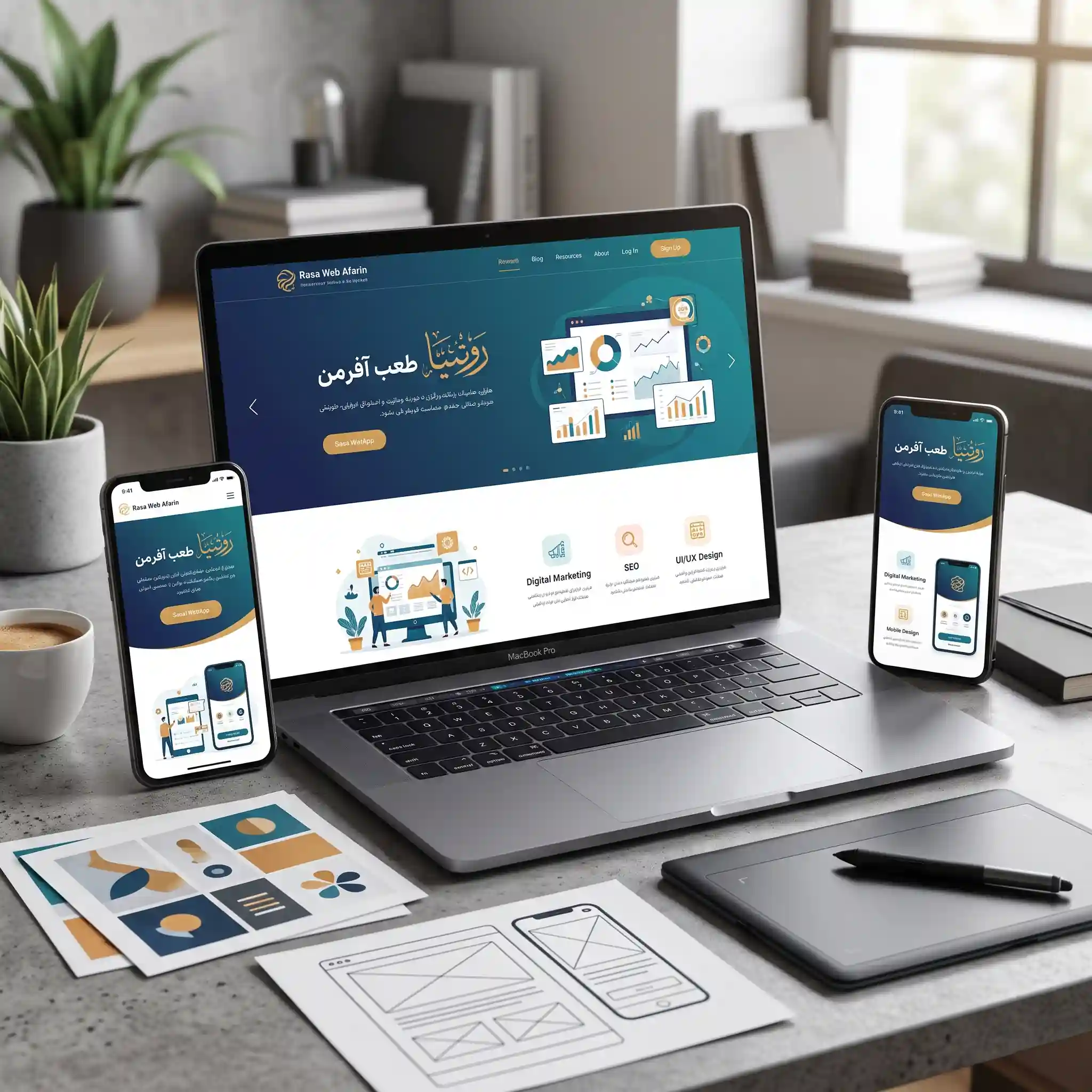 با طراحی سایت اختصاصی، برند خود را متمایز کنید