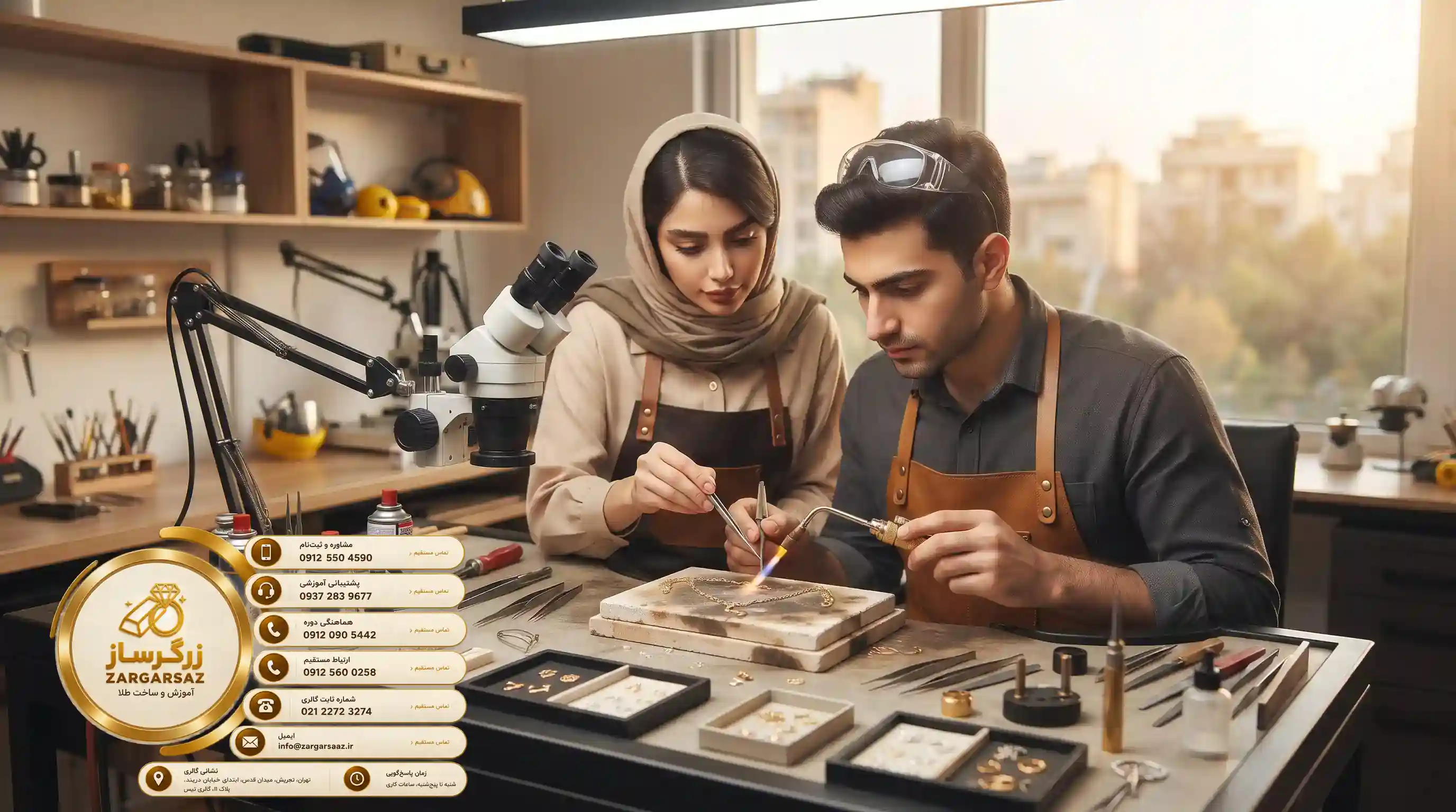 دوره طلافروشی آنلاین یا حضوری؛ کدام یک بهتر است؟