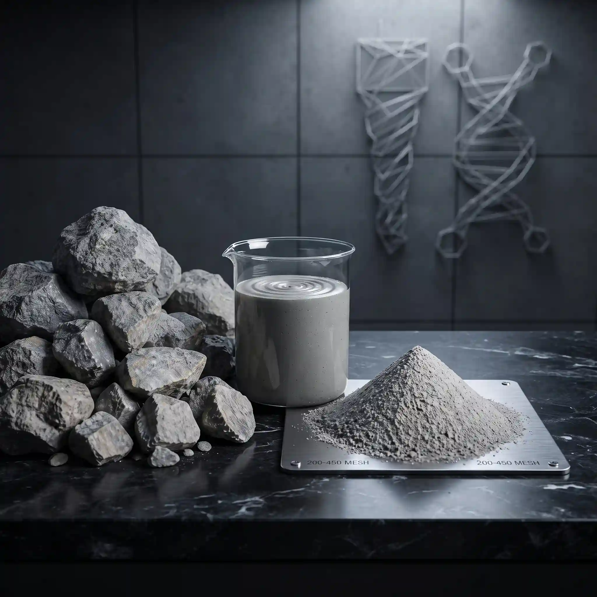 تهیه باریت صنعتی استاندارد برای صنایع لاستیک‌سازی و حفاری