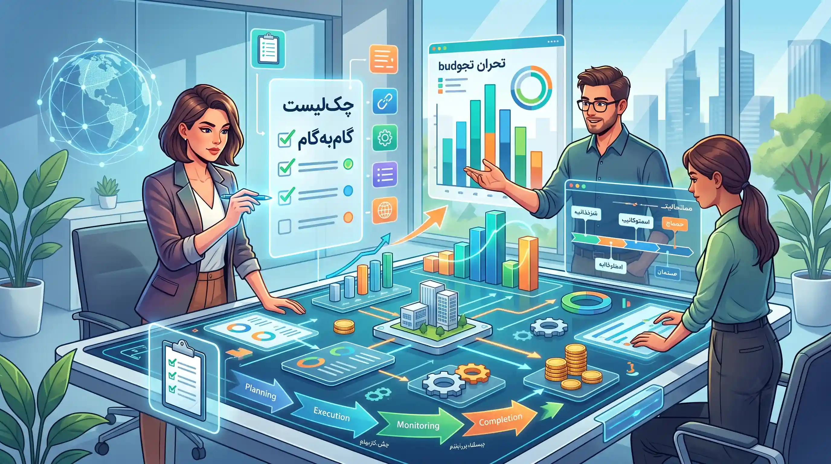 📊 چک&zwnj;لیست نهایی و راهنمای گام&zwnj;به&zwnj;گام برای سفارش و مدیریت بودجه پروژه