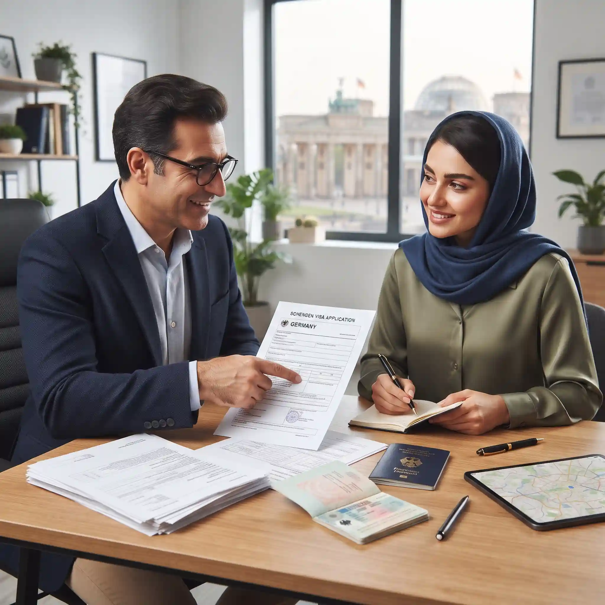 مشاوره تخصصی درباره مدارک لازم برای دریافت ویزای شینگن آلمان در دایان تک.