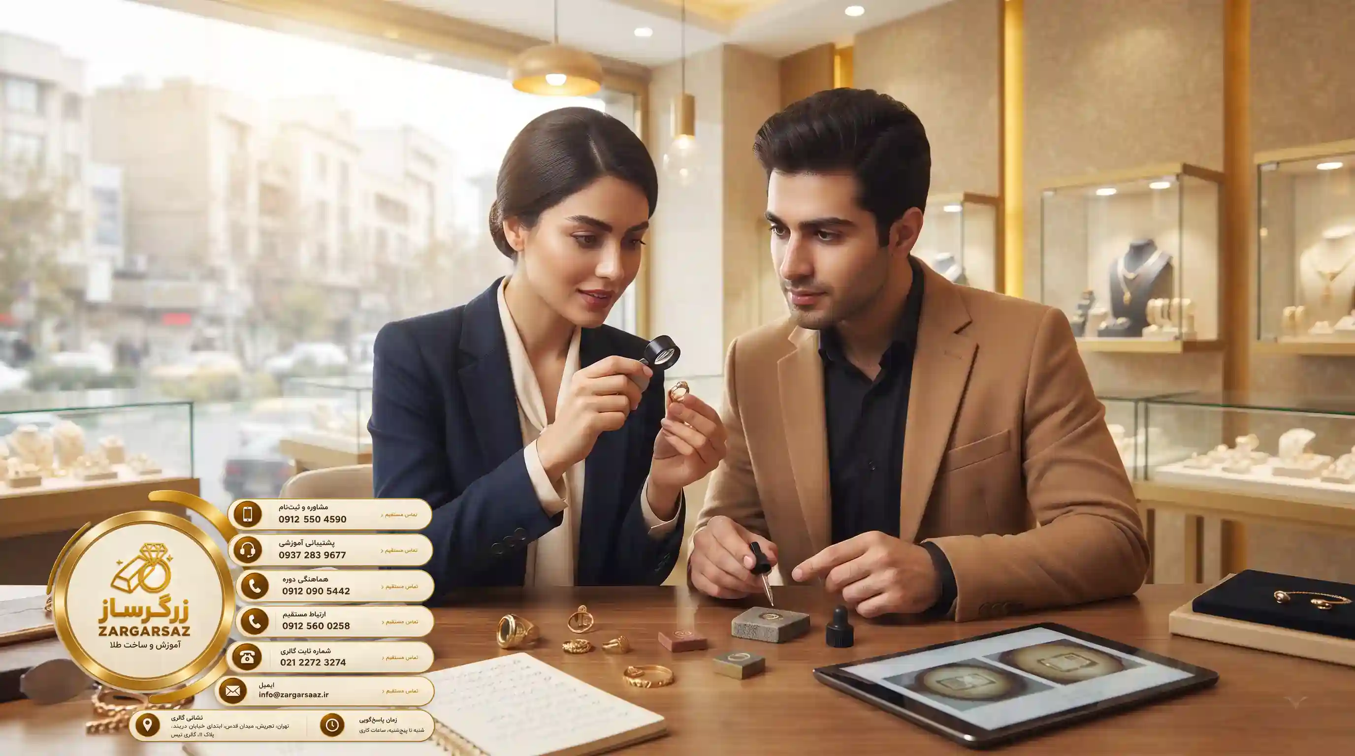 🔍 روشهای تشخیص طلا و عیار و جلوگیری از خرید طلای تقلبی
