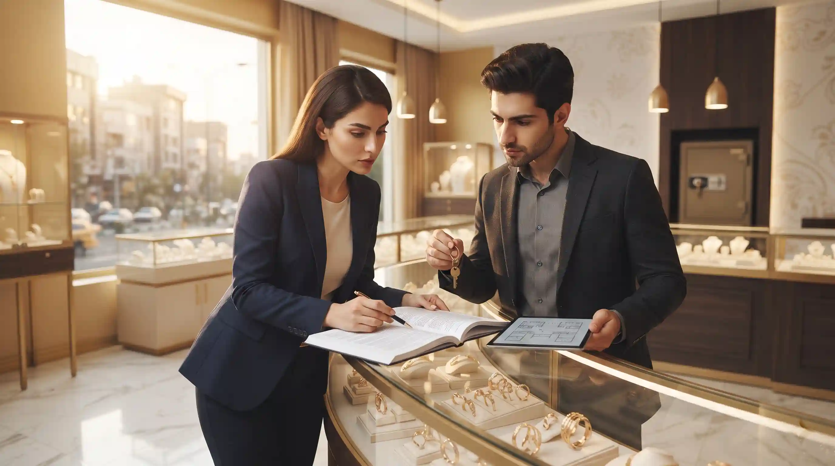 🏢 استانداردهای ویترینداری و امنیت مغازه طبق آییننامه اتحادیه