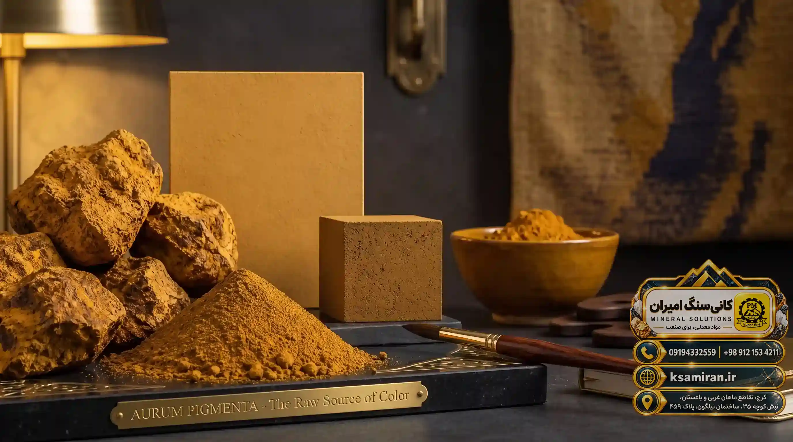 The Role of Limonite Oxide (Gol Mash) in the Production of Mineral Pigments and Coatings
