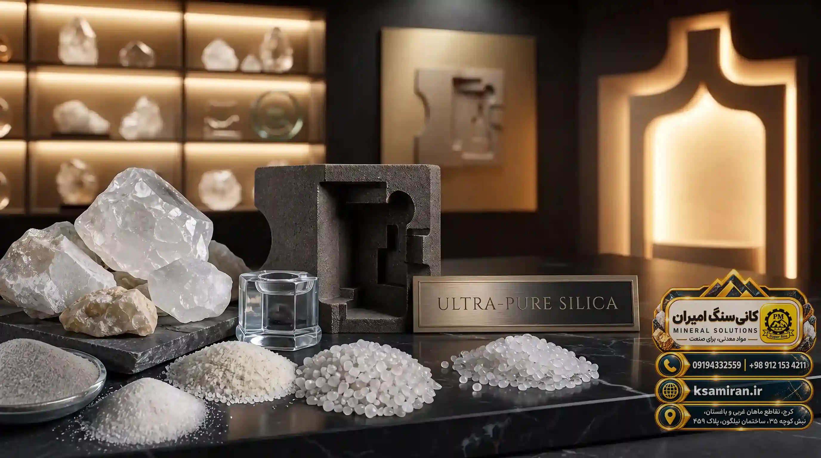 Main Applications of Silica in the Glass, Foundry, Ceramic, and Building Materials Industries