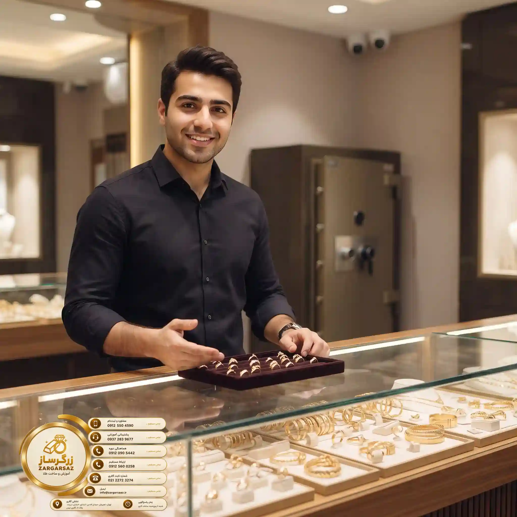 چگونه طلافروشی را شروع کنیم و امنیت مغازه را تضمین کنیم