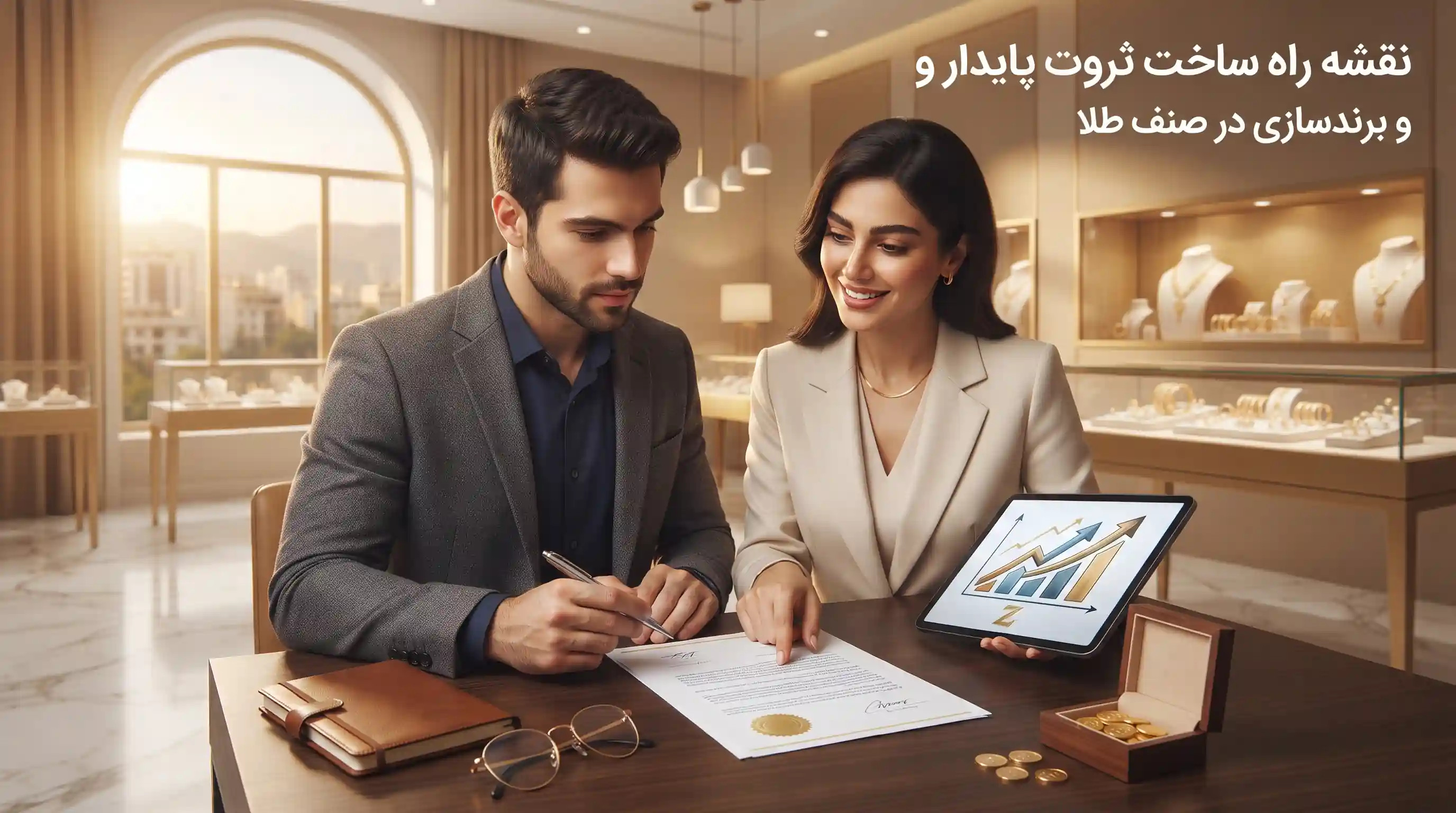 🚀 نقشه راه ساخت ثروت پایدار و برندسازی در صنف طلا