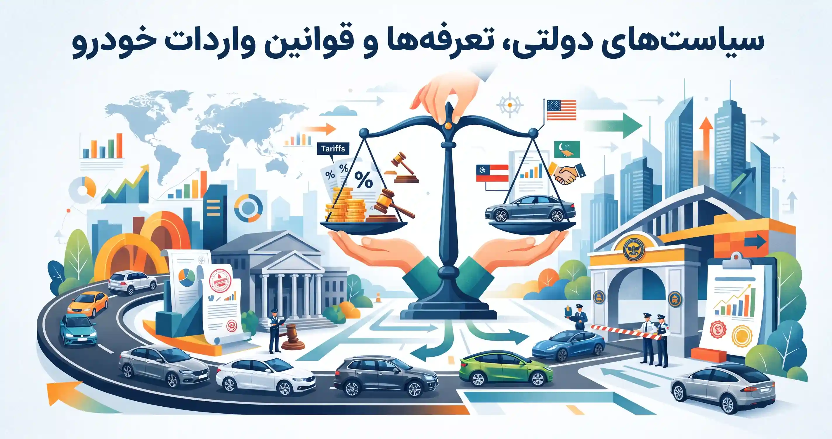  سیاست‌های دولتی، تعرفه‌ها و قوانین واردات خودرو