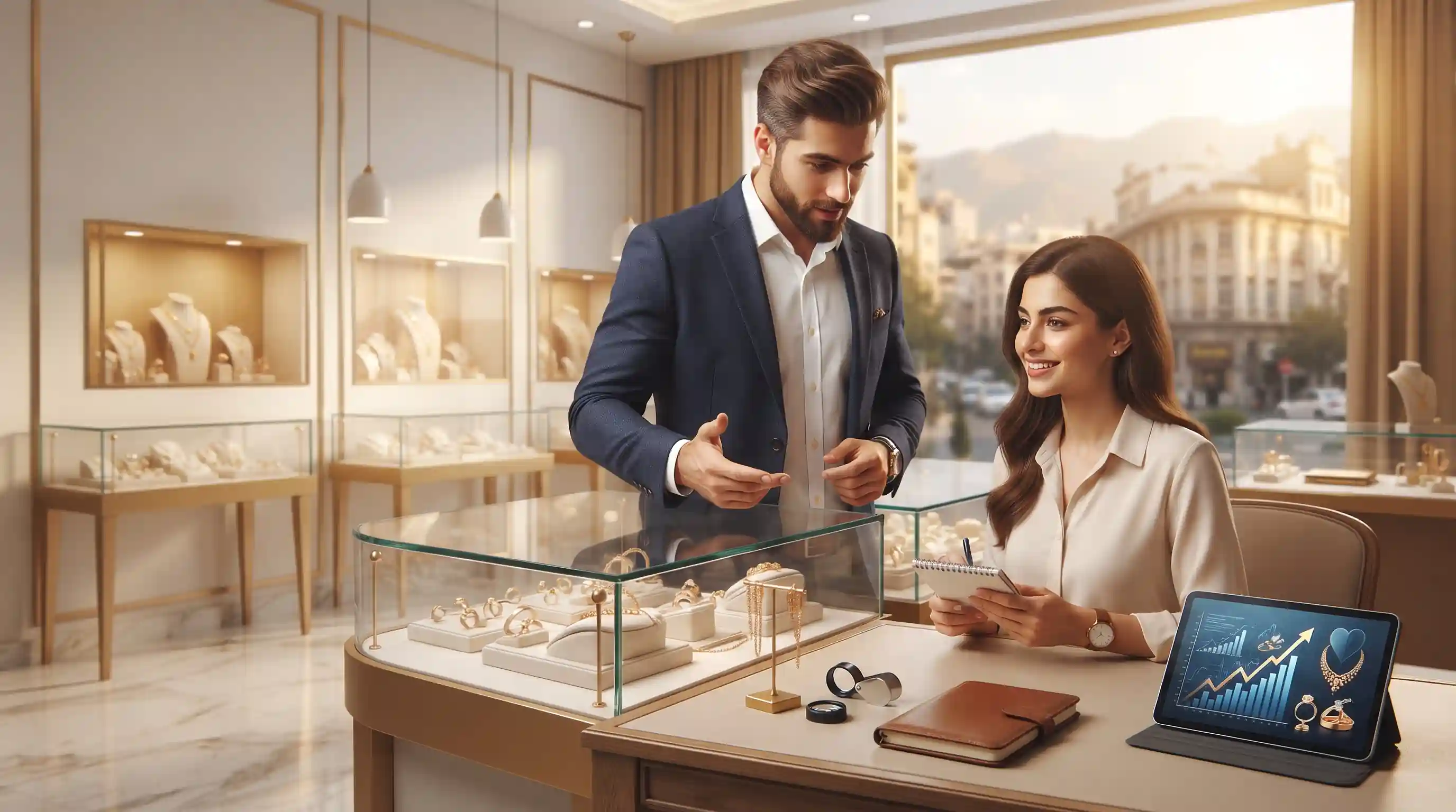 🛍️ جادوی چیدمان ویترین و روانشناسی فروش در طلافروشی
