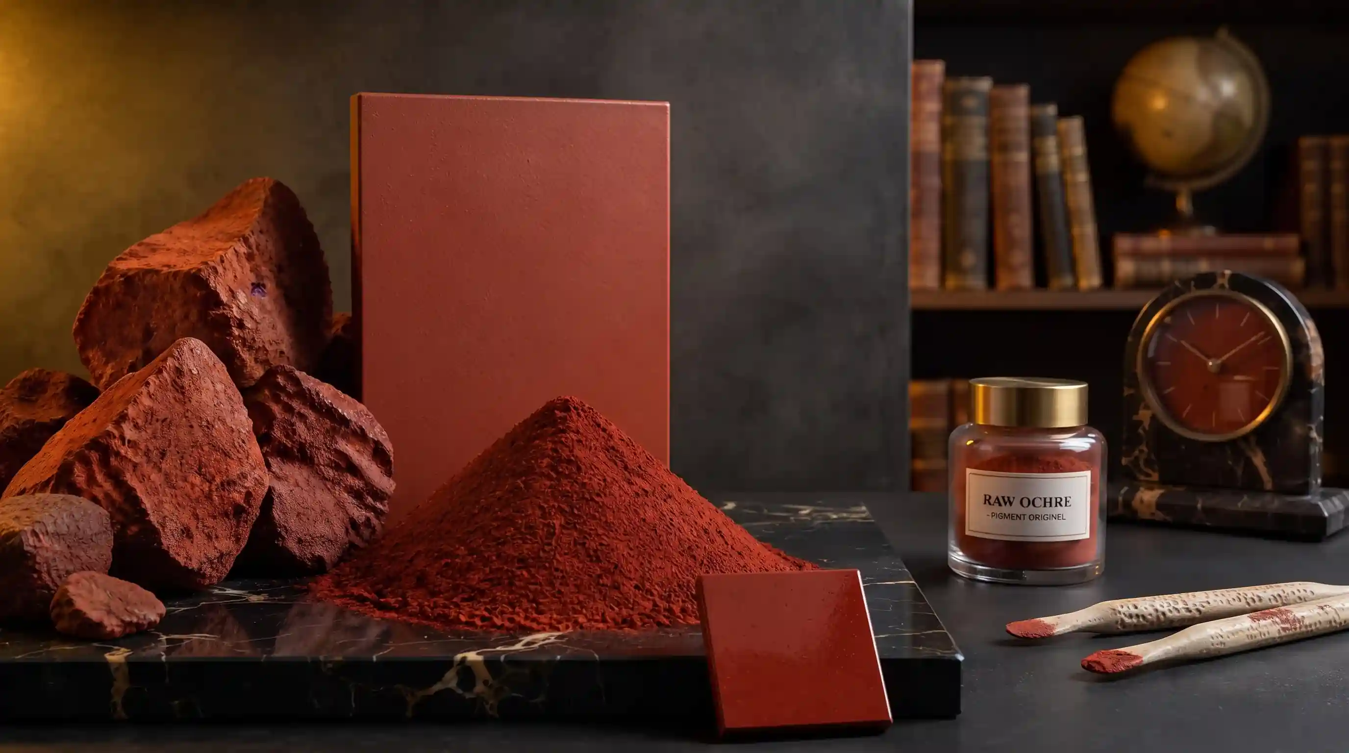 Physical and Chemical Properties of Red Iron Oxide (Ochre) and Its Effect on Dispersibility