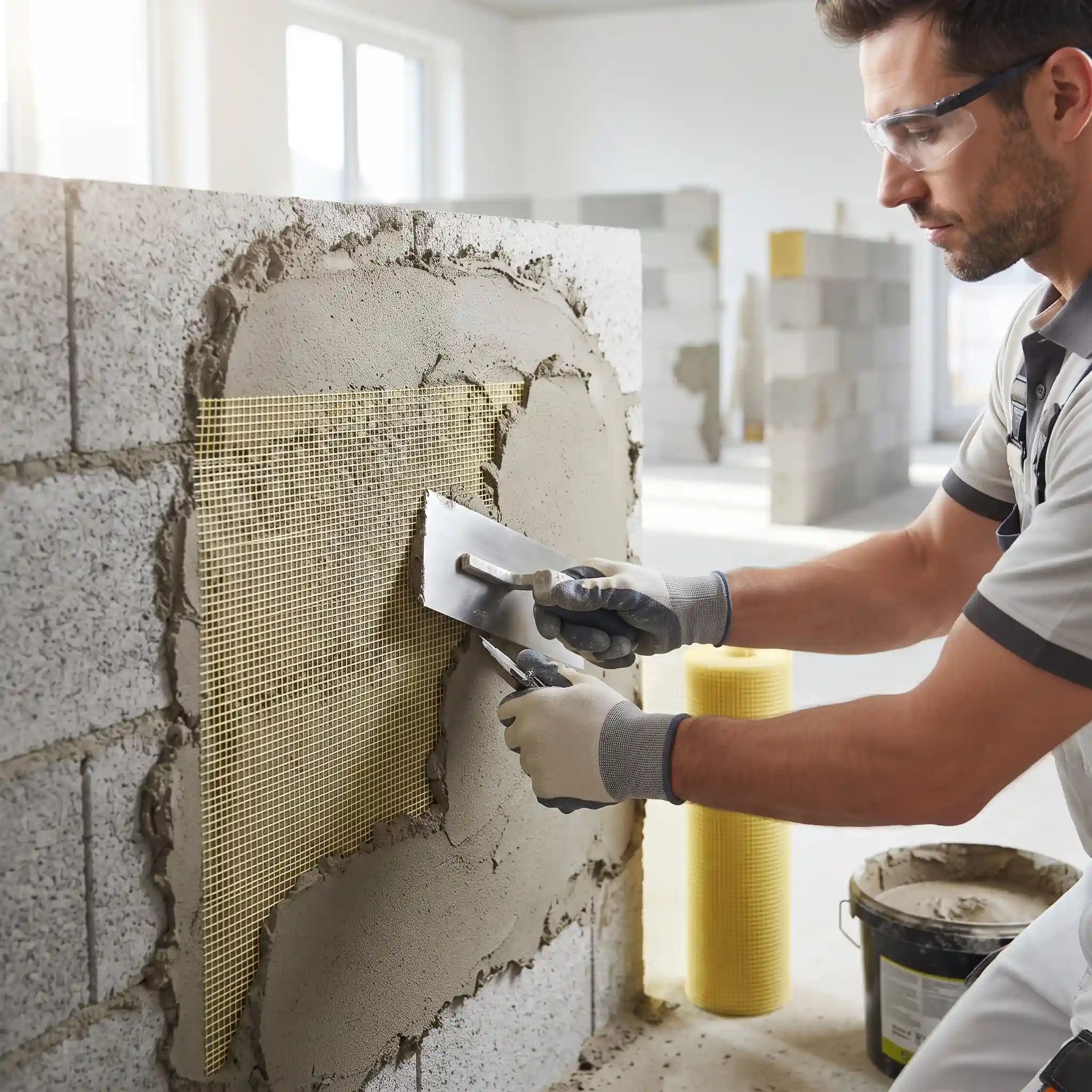 چرا روش تسلیح دیوار با مش فایبرگلاس بهترین انتخاب مهندسان است؟