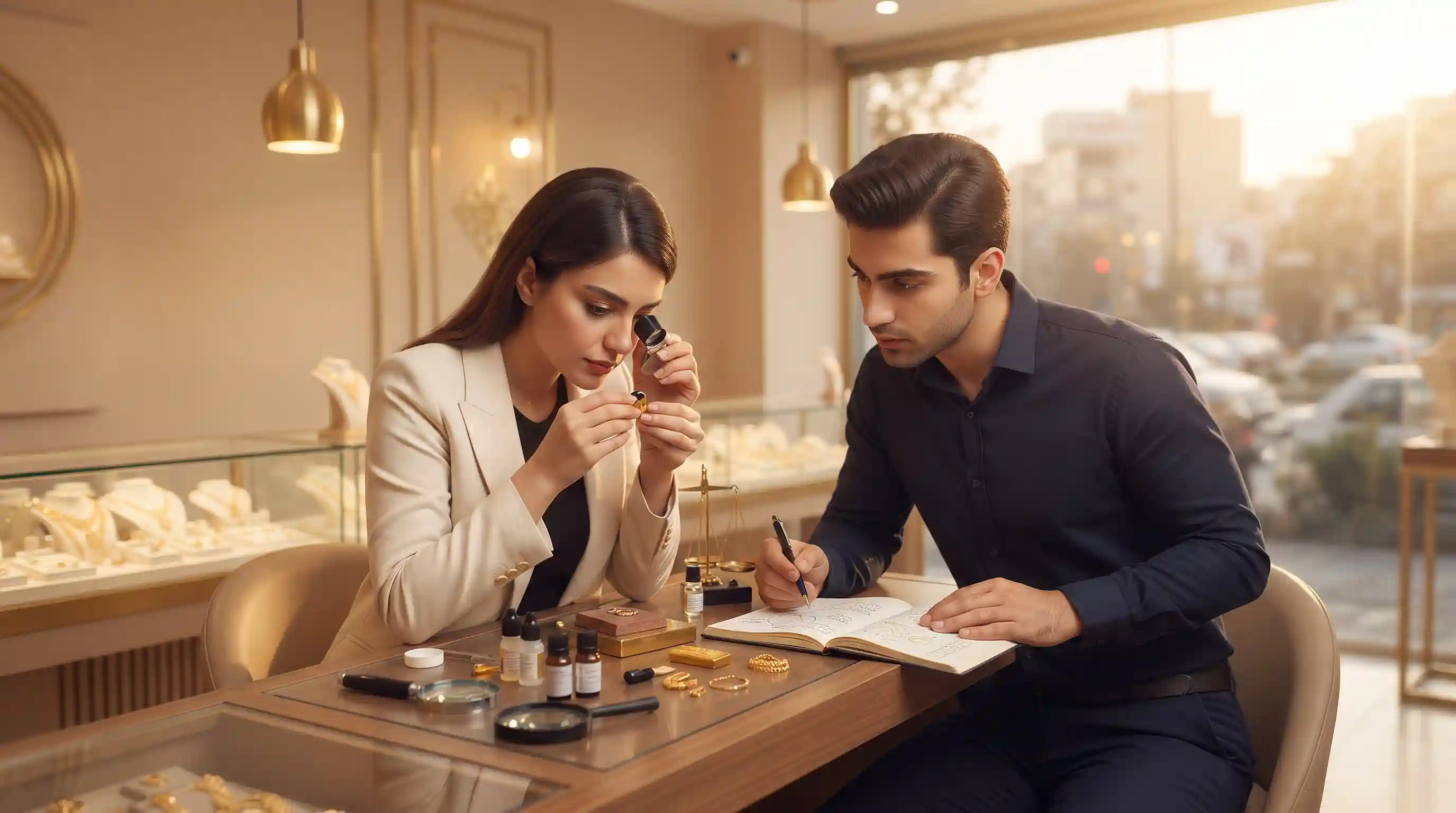 🔍 عیارسنجی دستی چیست و چرا هر طلافروشی باید آن را بداند