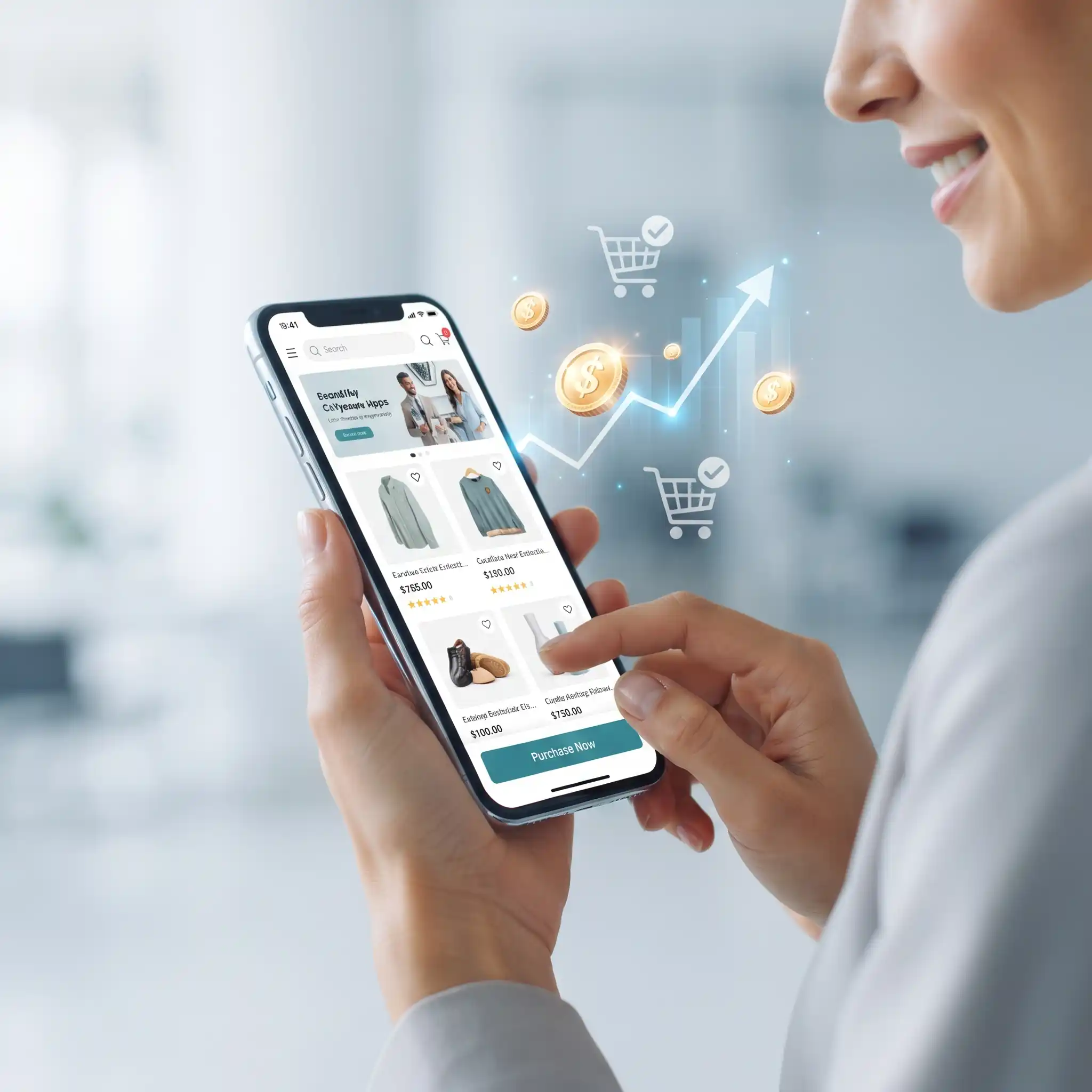 با طراحی اپلیکیشن موبایل، فروش آنلاین خود را چند برابر کنید