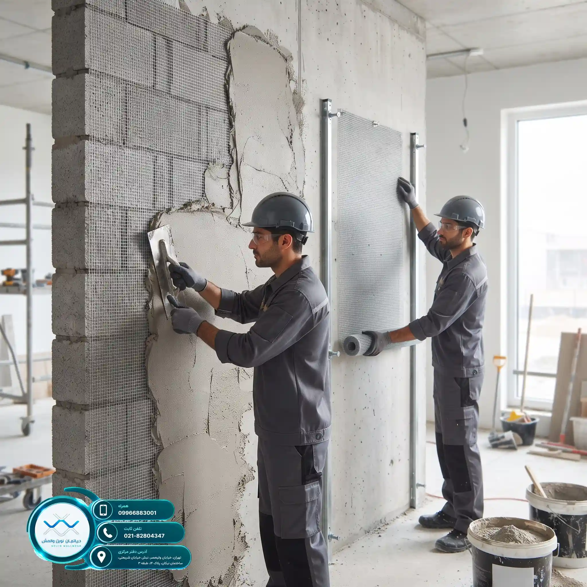 کاهش هزینه اجرای وال مش با اجرای تخصصی و سریع