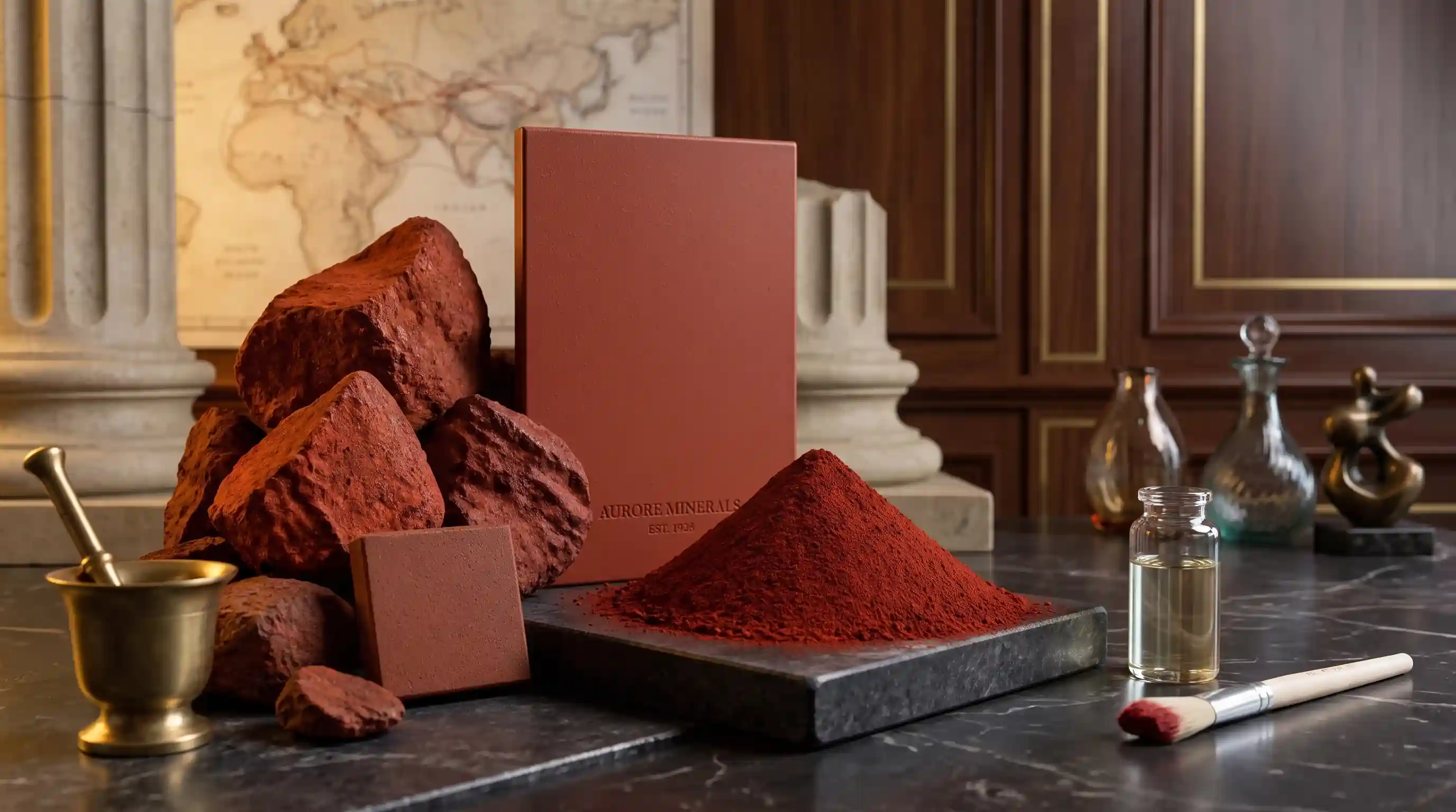 The Role of Red Iron Oxide (Ochre) in the Production of Polymer Profiles
