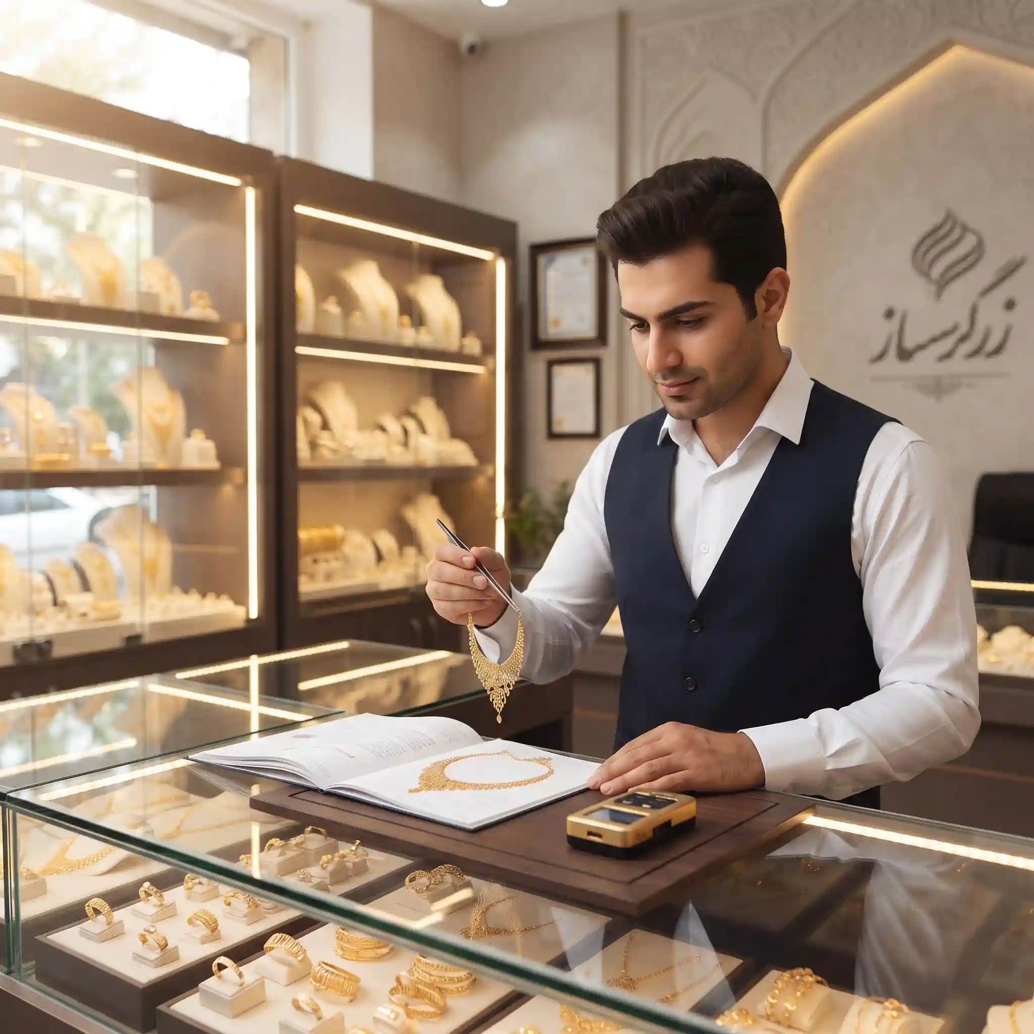 آموزش صفر تا صد شغل طلافروشي همراه با ضمانت يادگيري