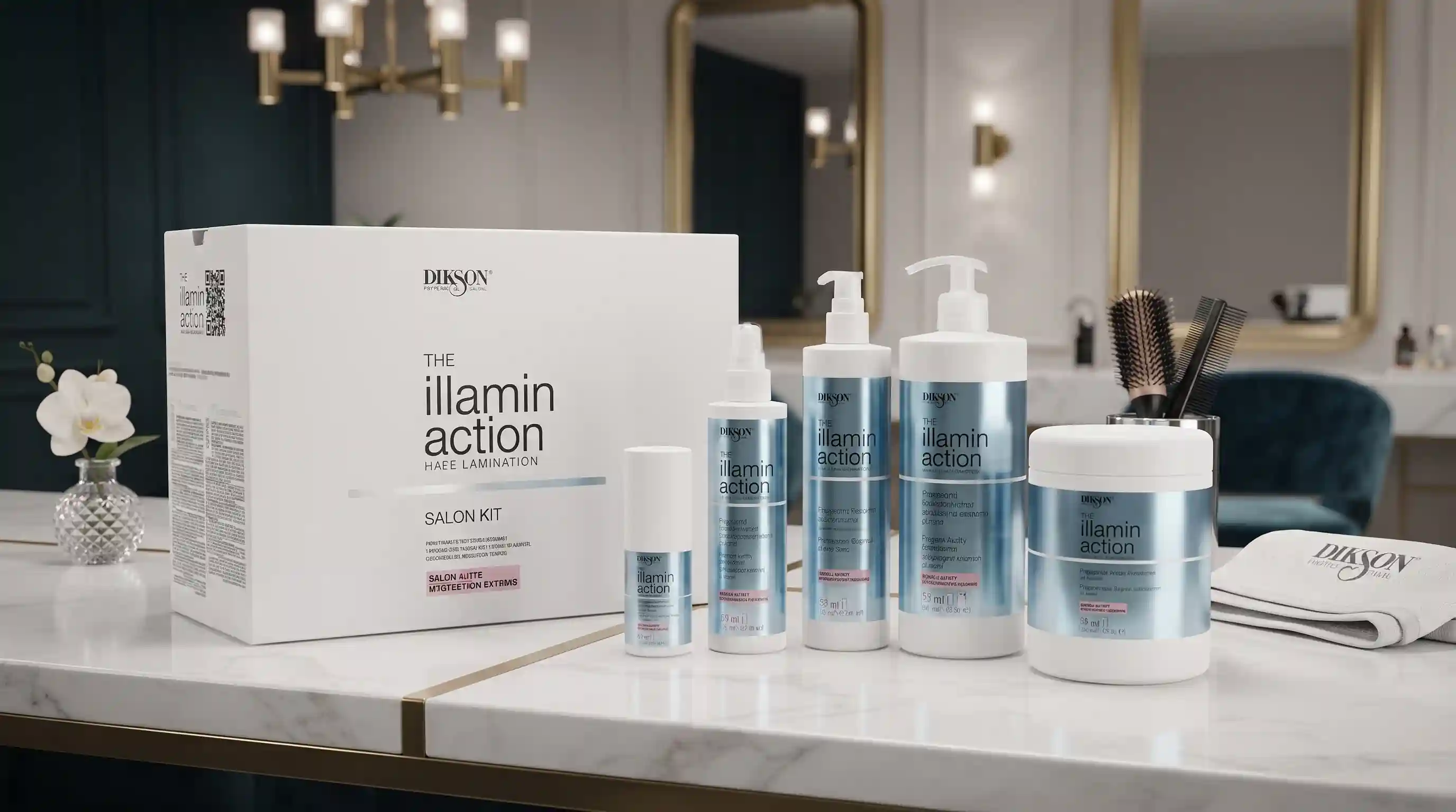آموزش پک لمینت مو دیکسون | Dikson Hair Lamination System
