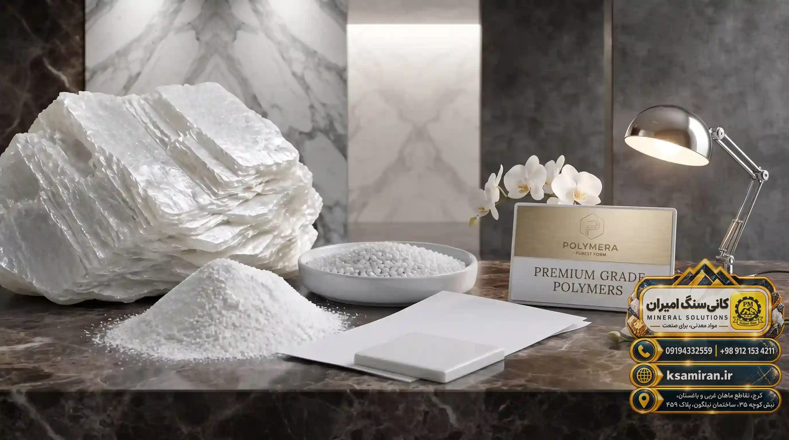 Comparison of White Talc with Other Mineral Filler Powders