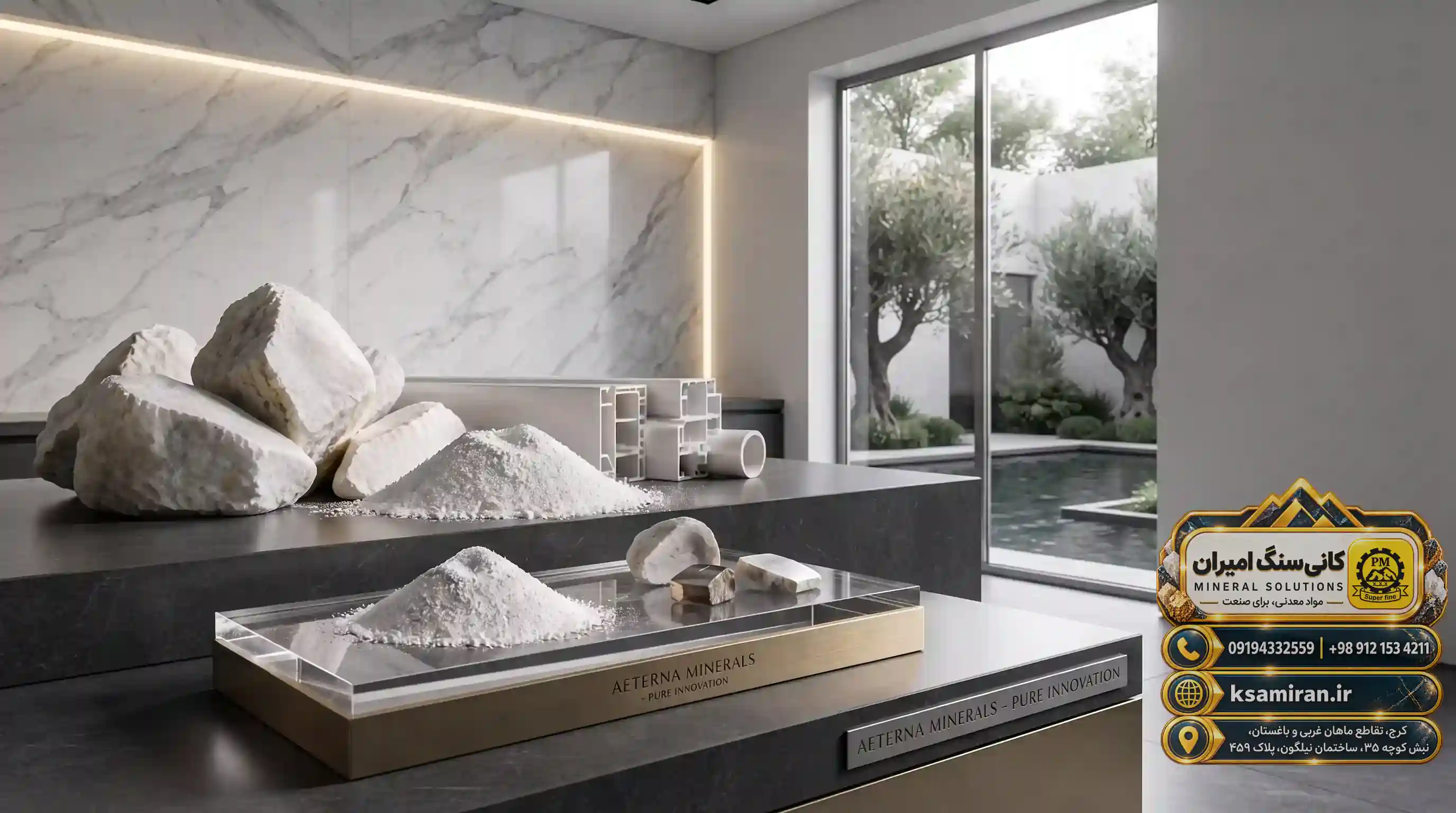 بهبود کیفیت چرم مصنوعی و محصولات مهندسی با کربنات کلسیم