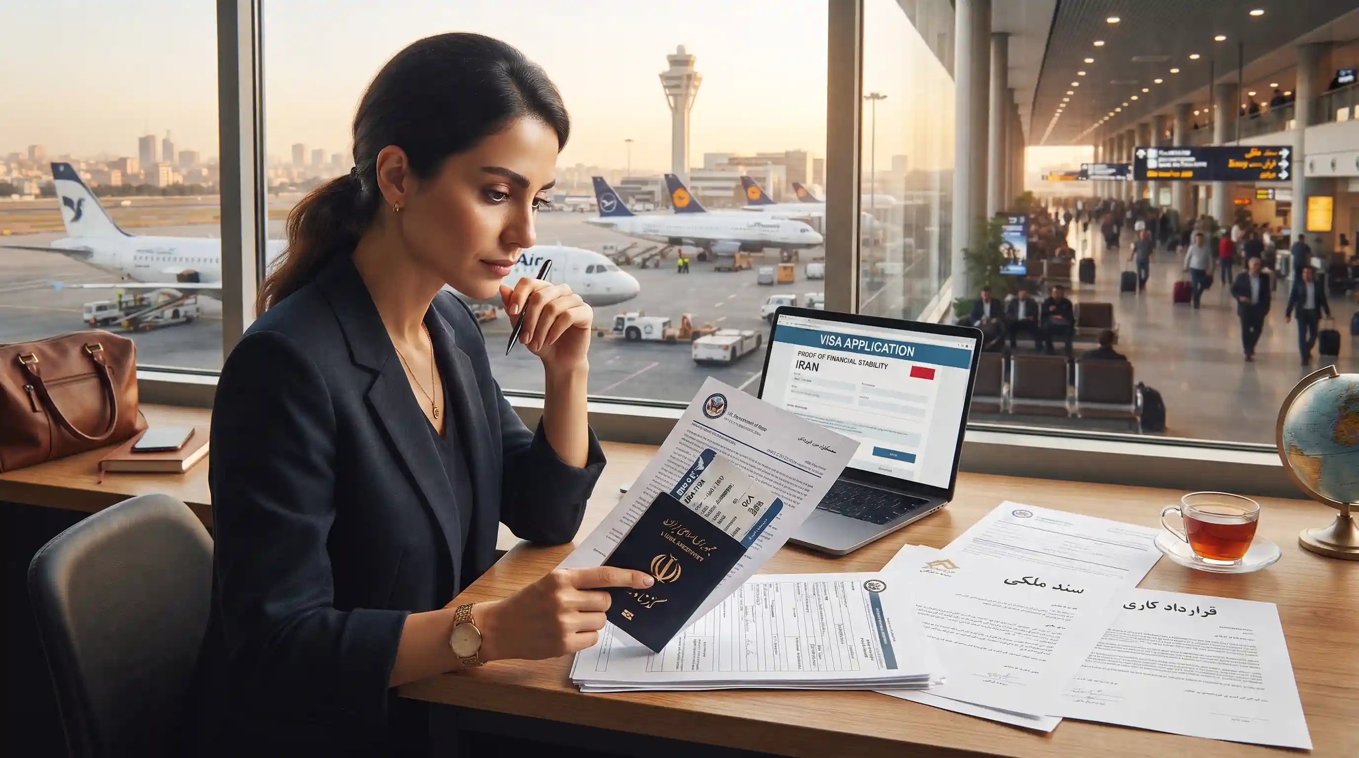 💼 تمکن مالی و اثبات وابستگی&zwnj;های ملکی و کاری