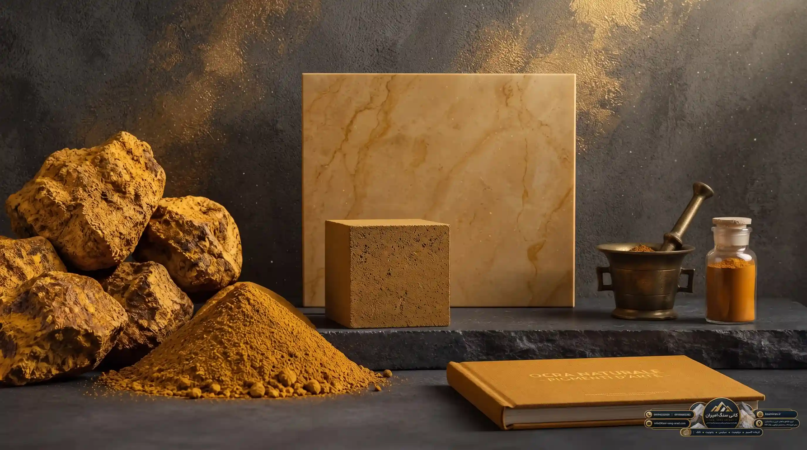 Physical Characteristics and Mesh Range of Limonite Oxide (Gol Mash)