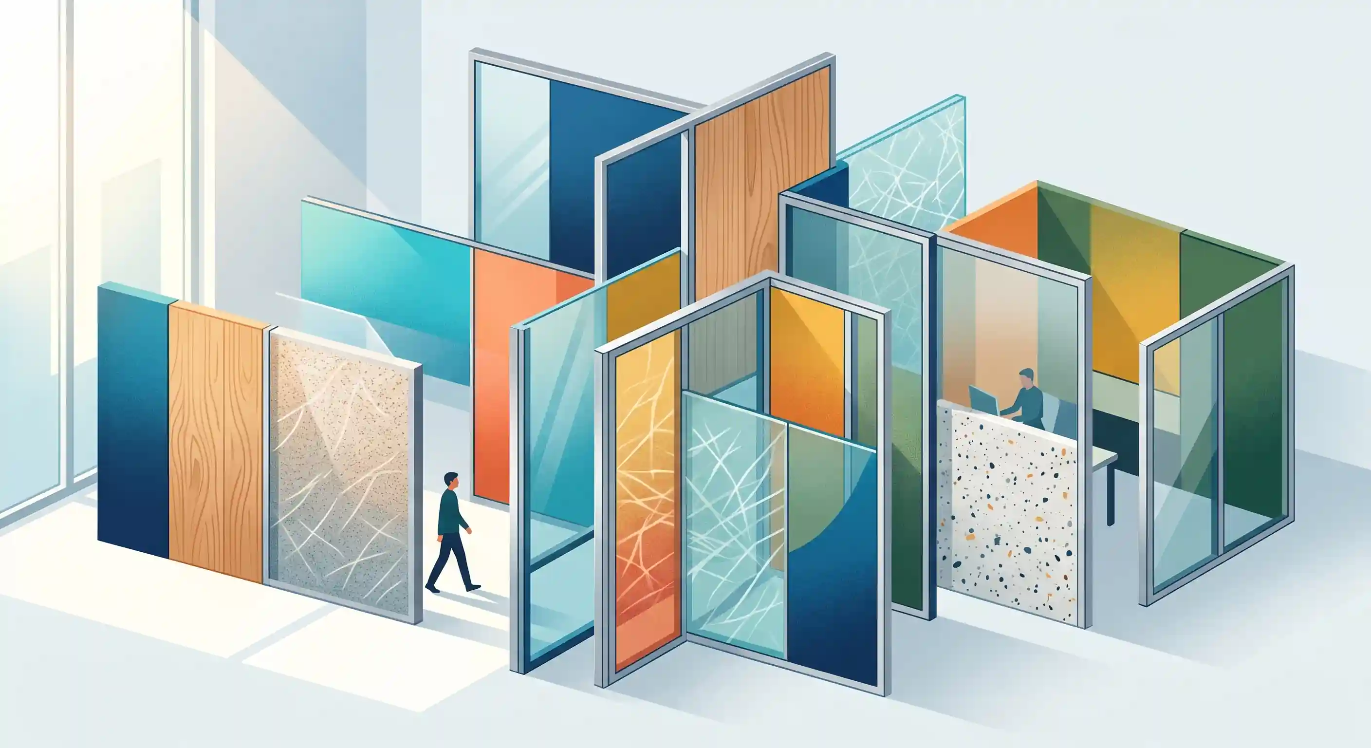 🌟 نقش متریال ترکیبی در ساختار پارتیشن