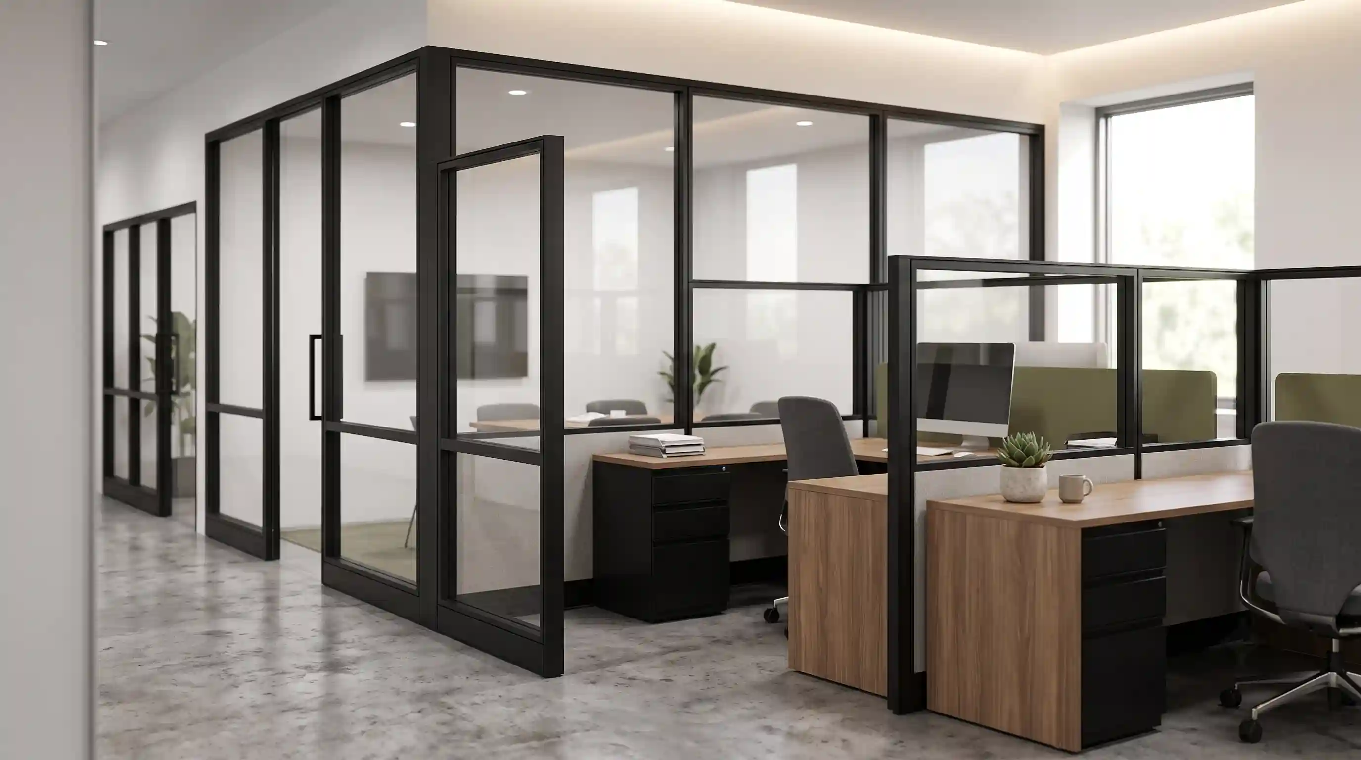 🏢 کاربرد پارتیشن تک جداره ارزان در فضاهای اداری و شرکتی