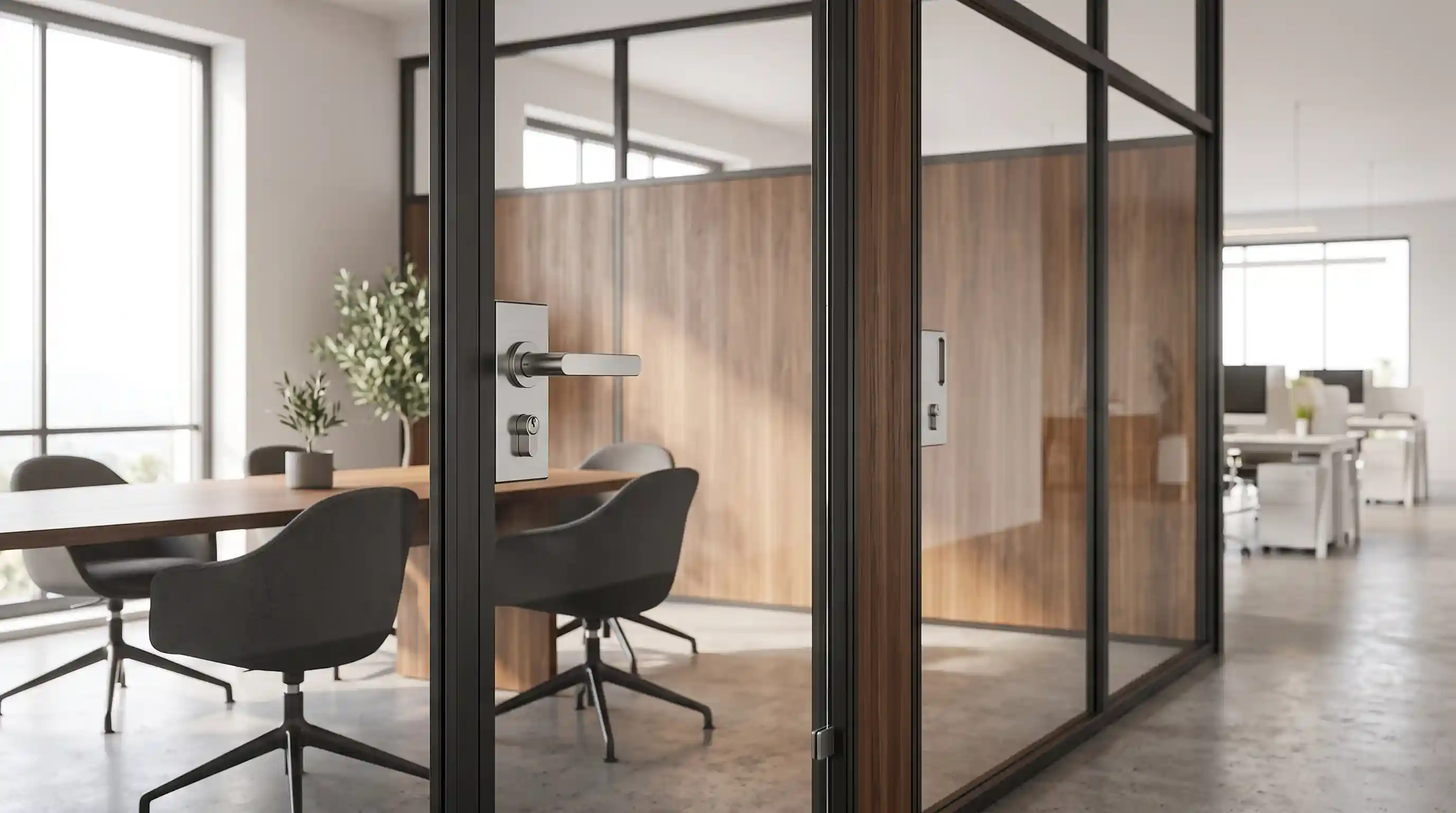 🚪 انواع قفلهای مکانیکی و سوئیچی در پارتیشنهای مدرن