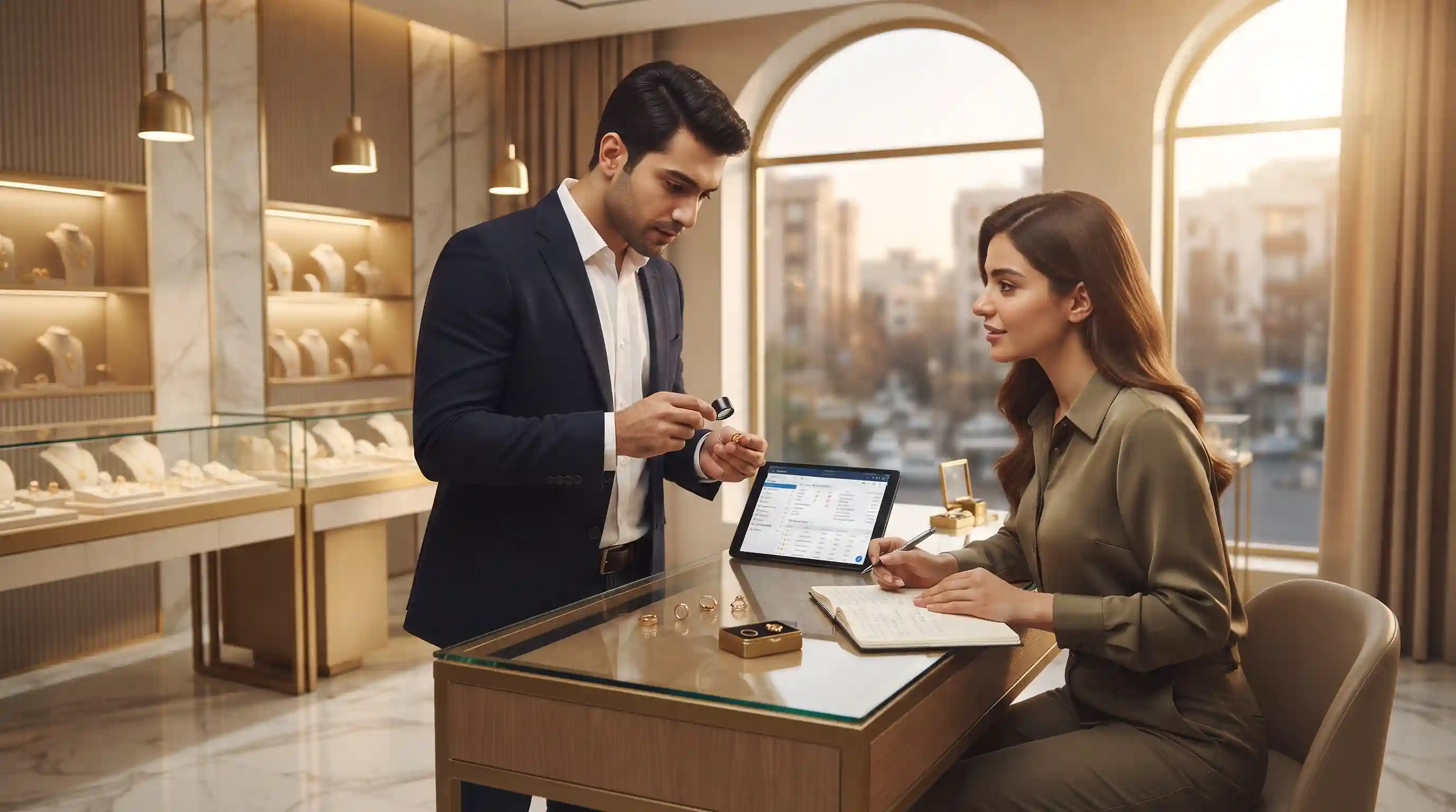 ???? تكنيك&zwnj;هاي پيشرفته فروشندگي و مديريت ويترين در بازار طلا