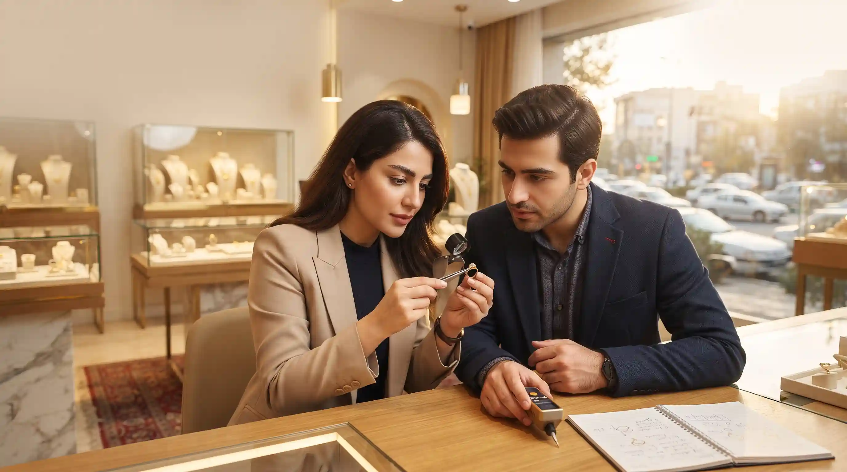⚖️ شناساگر طلا و تکنیکهای تخصصی عیارسنجی