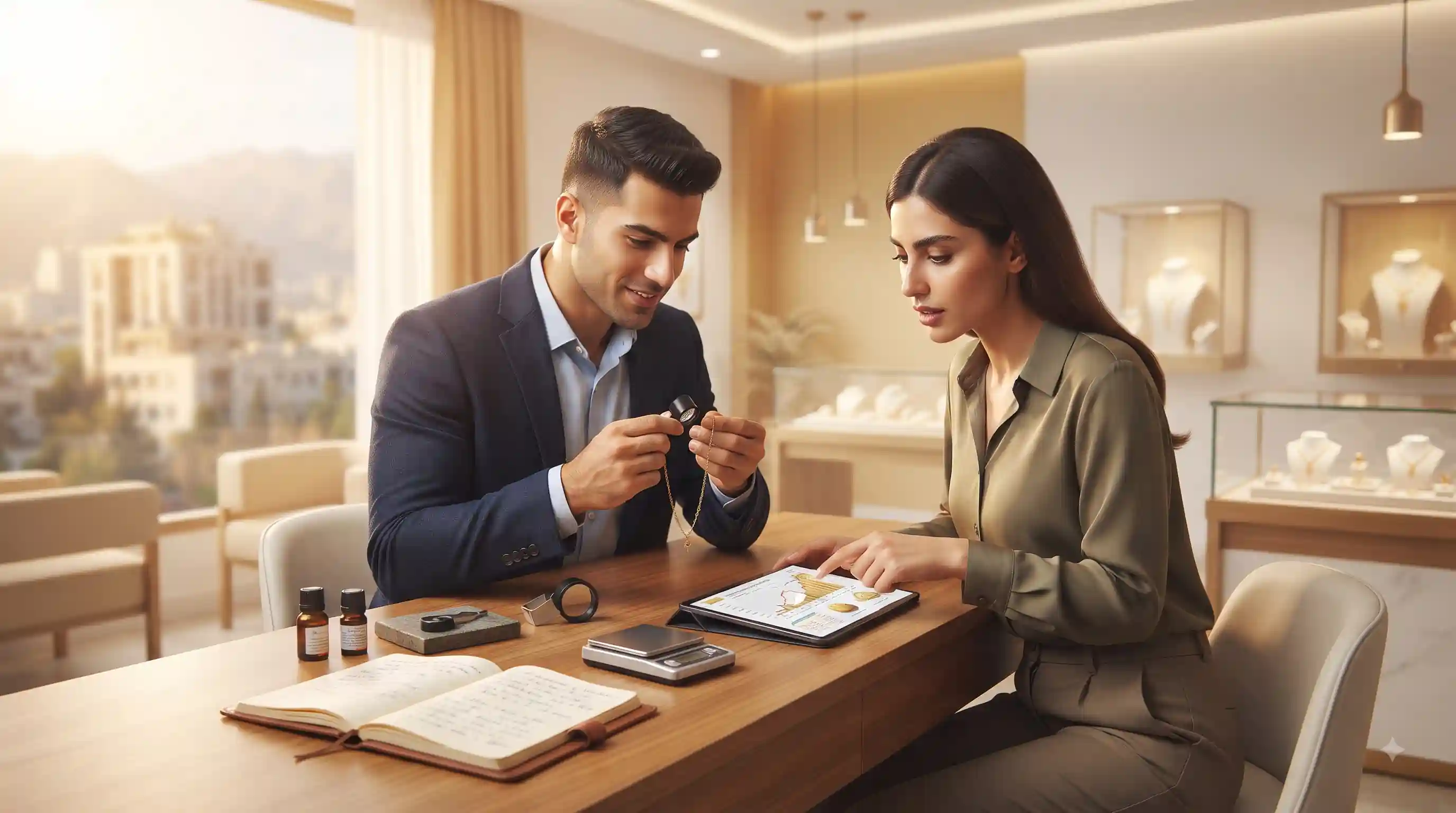 💎 شناسایی بازار و یادگیری مهارتهای تخصصی طلافروشی