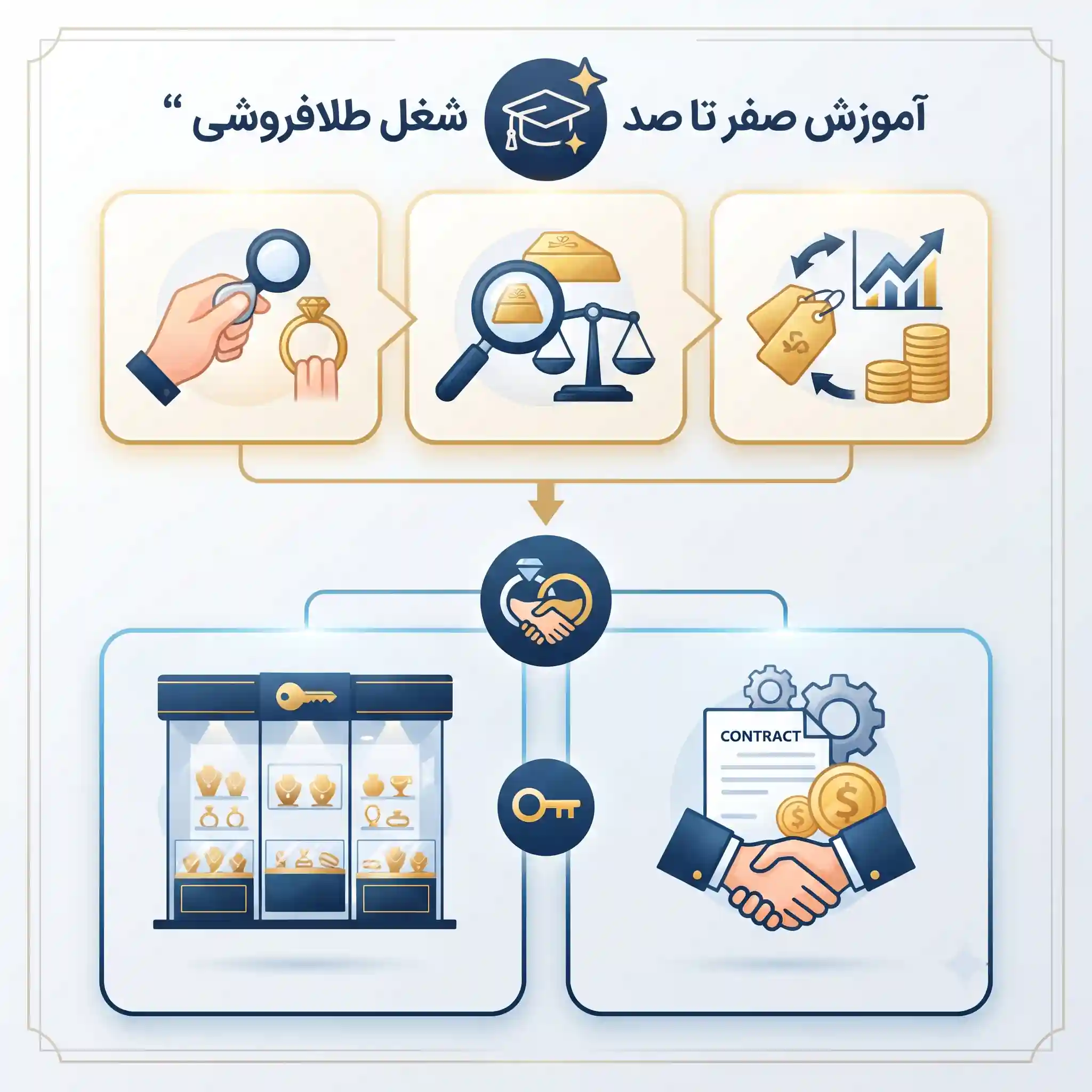 آموزش صفر تا صد شغل طلافروشی