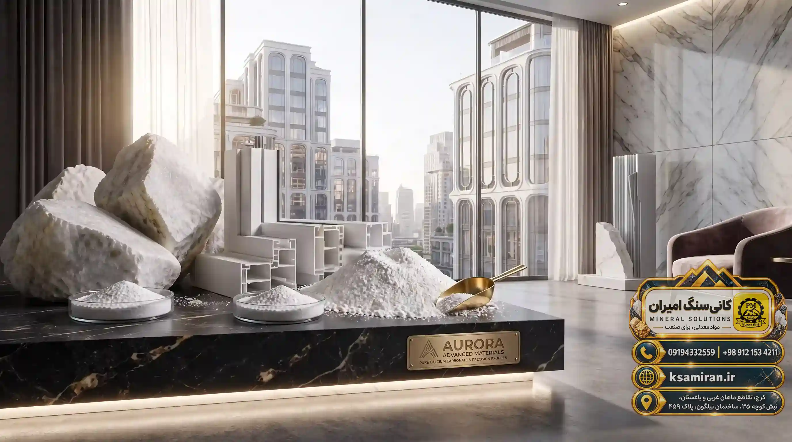 The Role of Calcium Carbonate in the Production of Engineered Stone and Construction Products