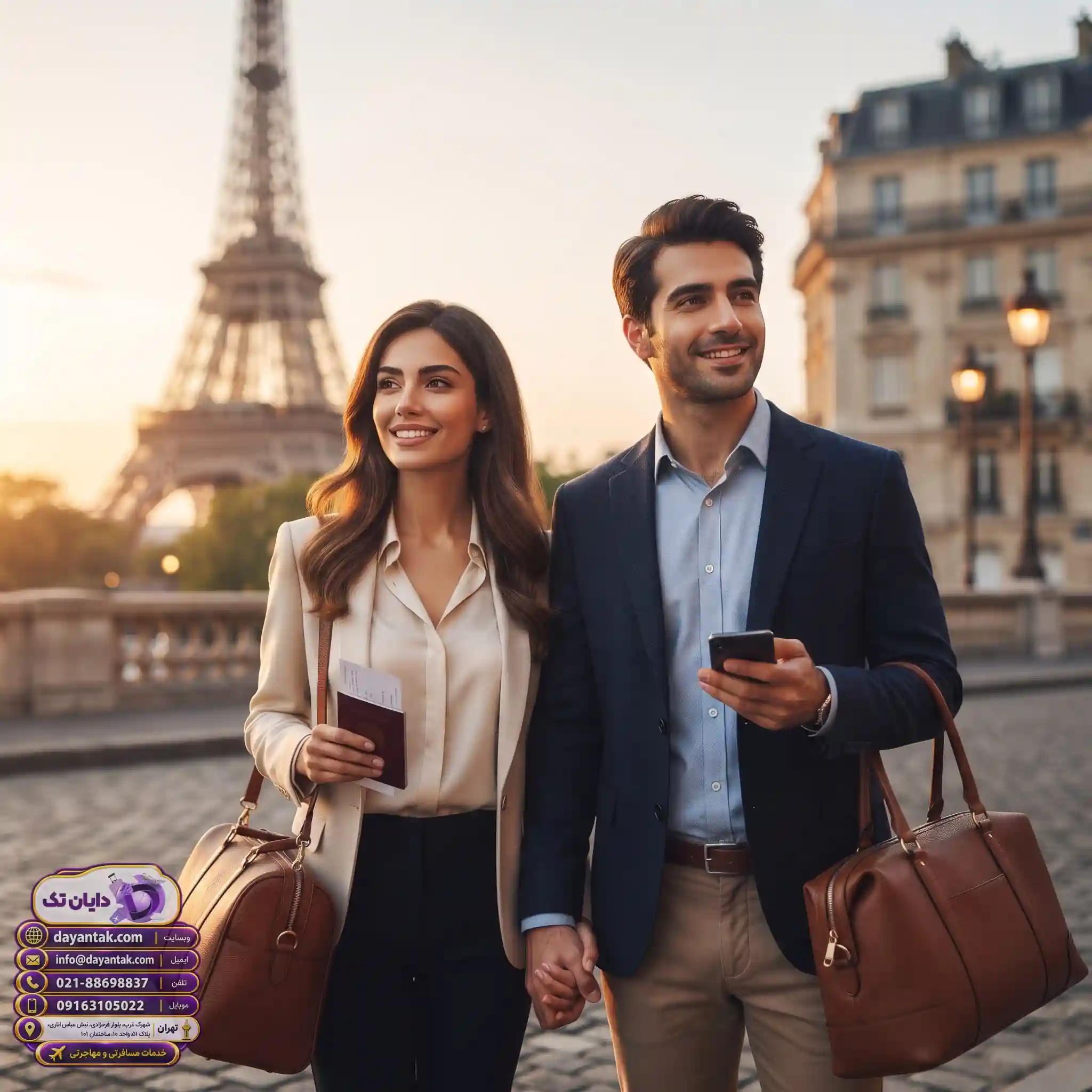 خدمات ویژه دایان تک برای اخذ ویزای شینگن معتبر
