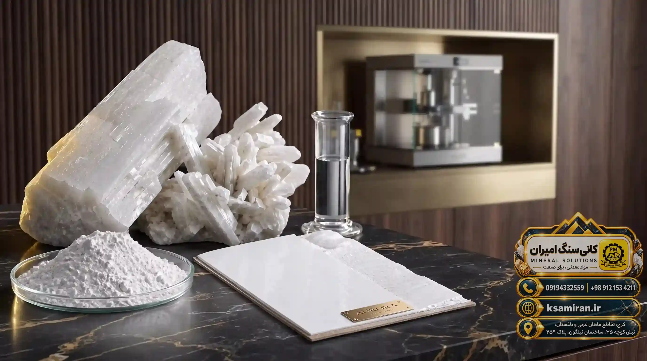 Investigation of Purity and Whiteness Degree in Types of White Barite