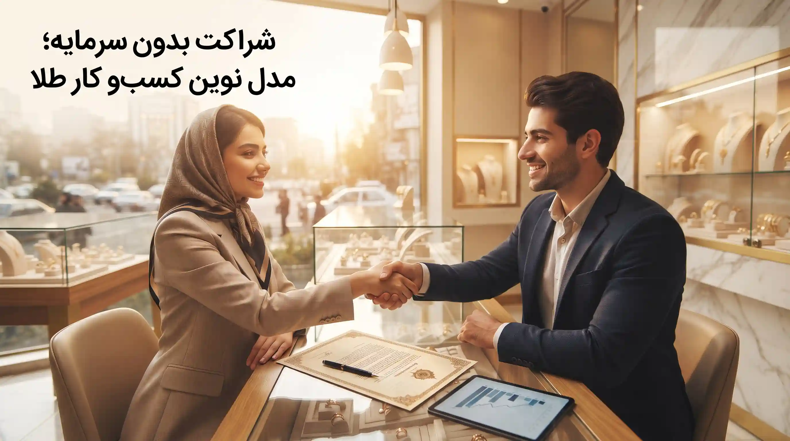 🤝 شراکت بدون سرمایه؛ مدل نوین کسب&zwnj;وکار طلا
