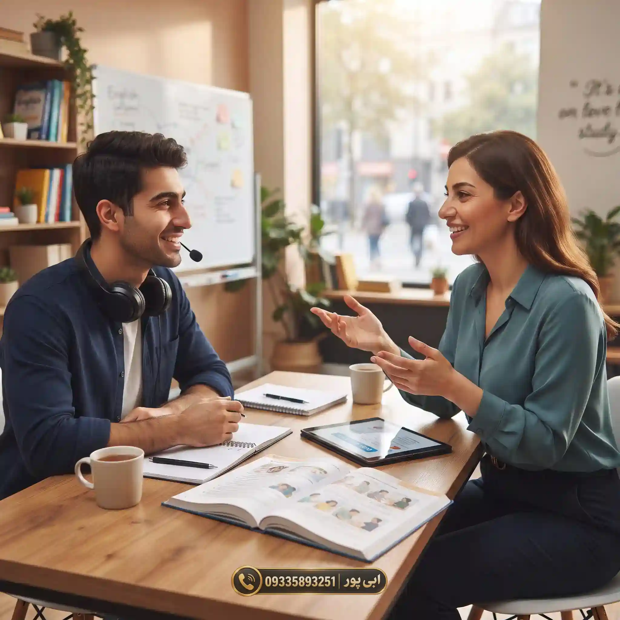 در آموزشگاه زبان ابی پور، شنیداری و مکالمه انگلیسی را تقویت کنید