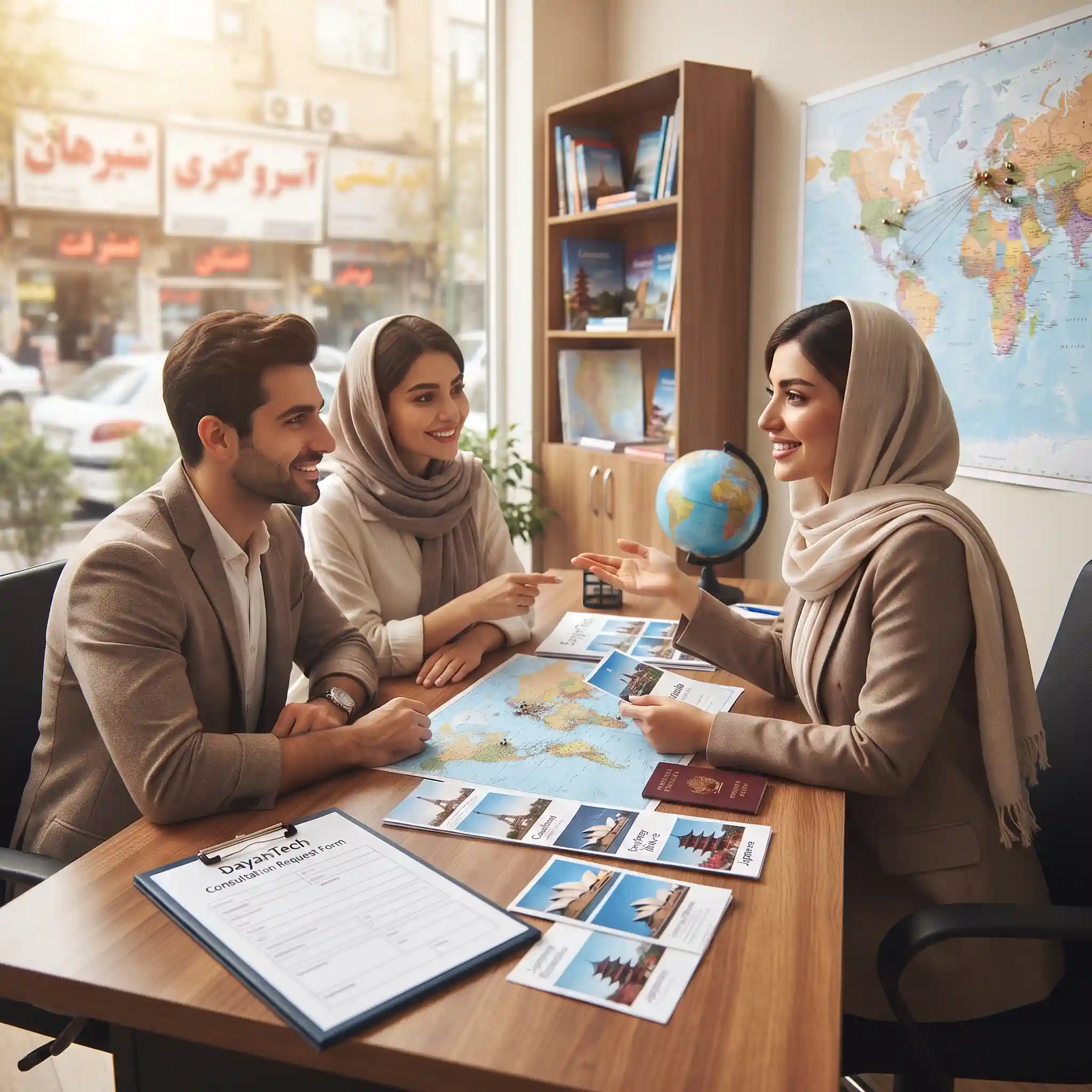 فرم درخواست مشاوره رایگان مهاجرت برای اخذ ویزای توریستی