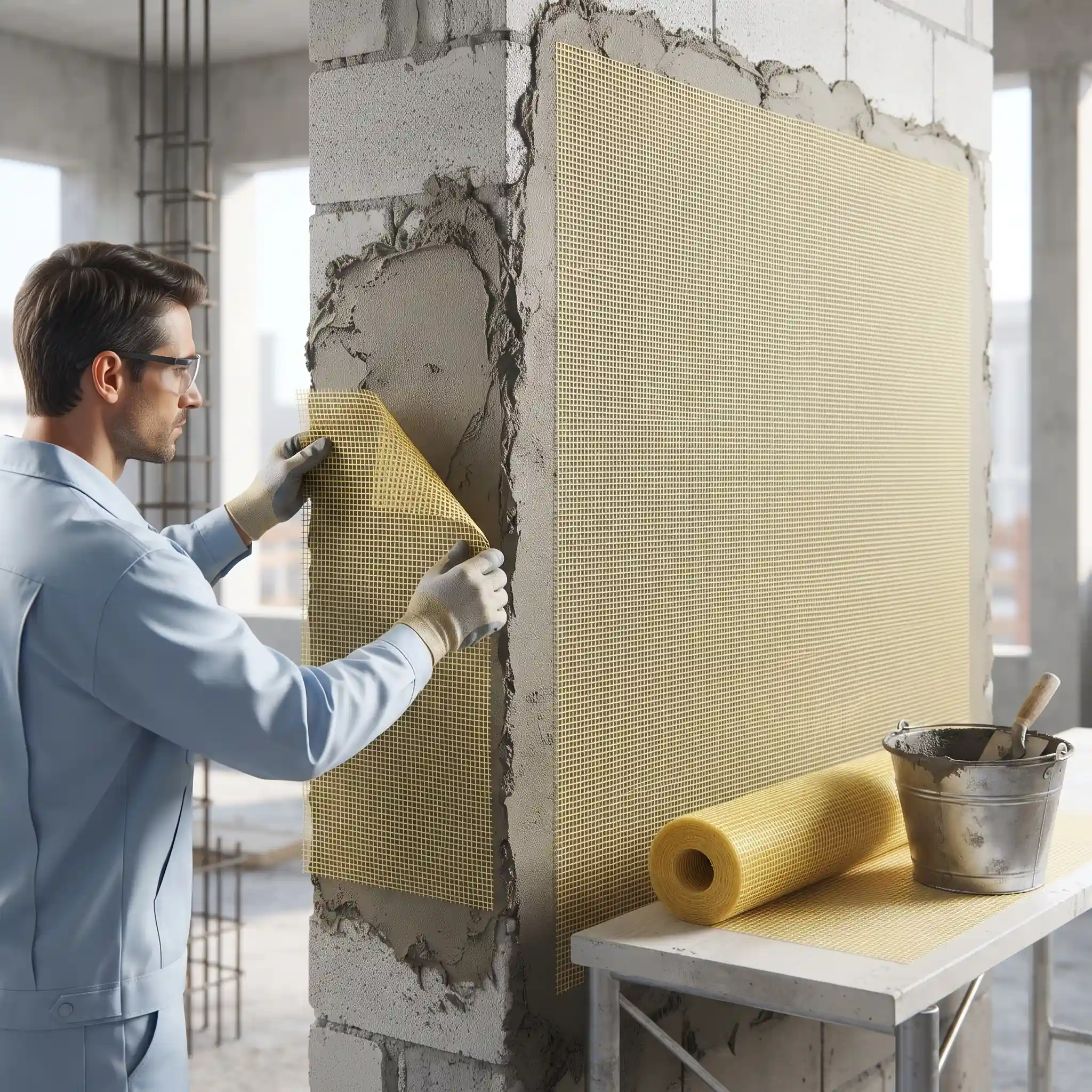 استعلام قیمت و خرید مش فایبرگلاس E-Glass استاندارد