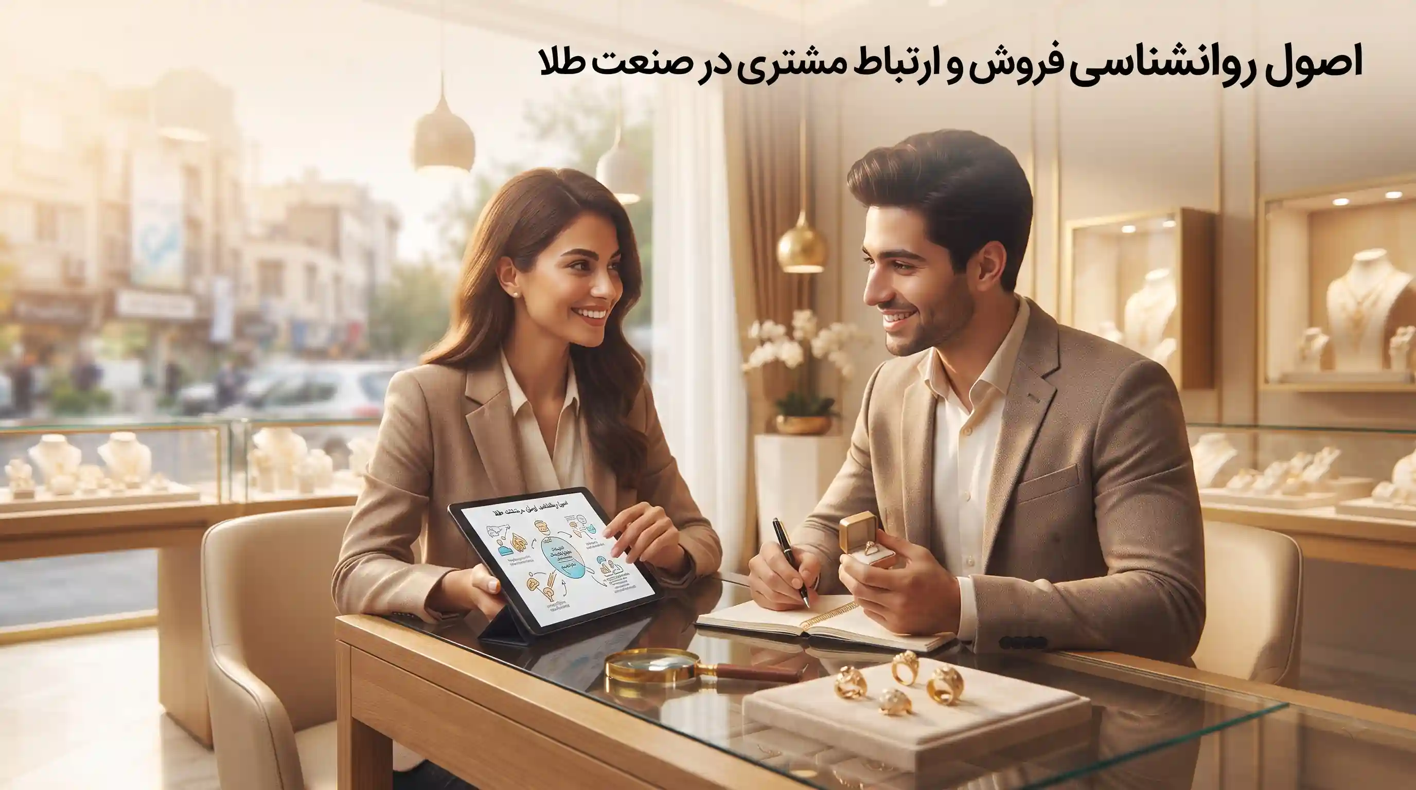 🤝 اصول روانشناسی فروش و ارتباط با مشتری در صنعت طلا